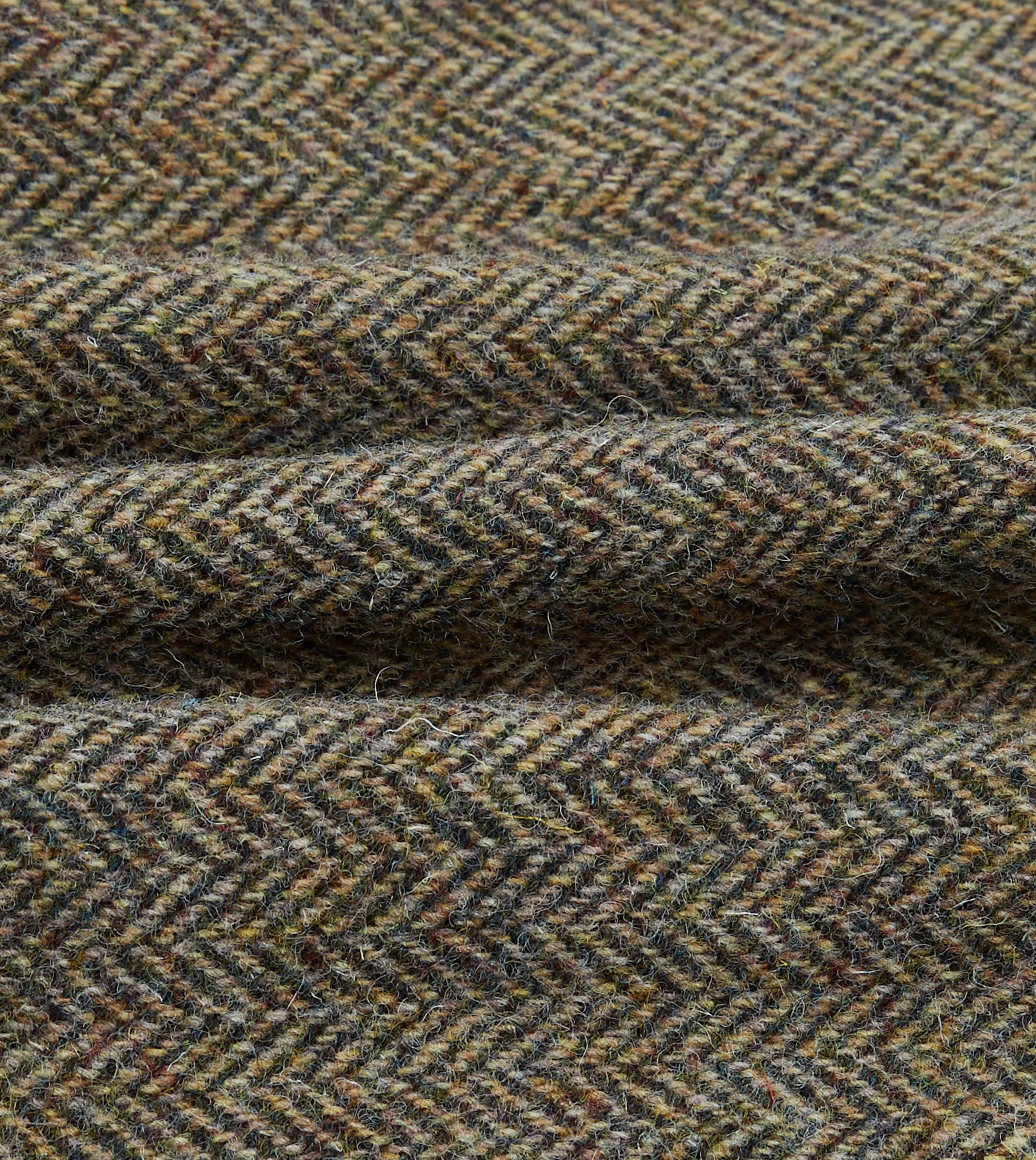Brown Herringbone Harris Tweed Blazer sold by Drake's London product image thumbnail 2