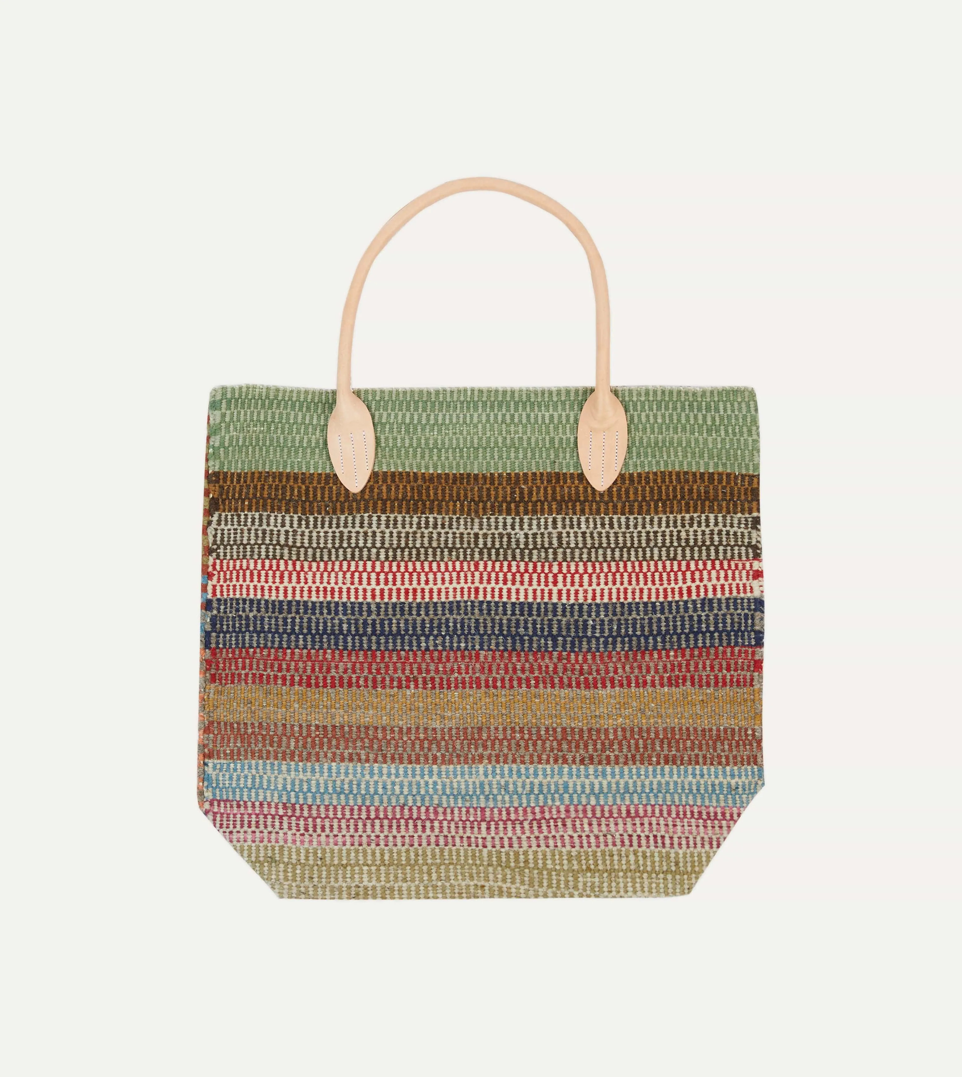 Chamula Stripe Wool Blanket Tote sold by Drake's London product image thumbnail 5