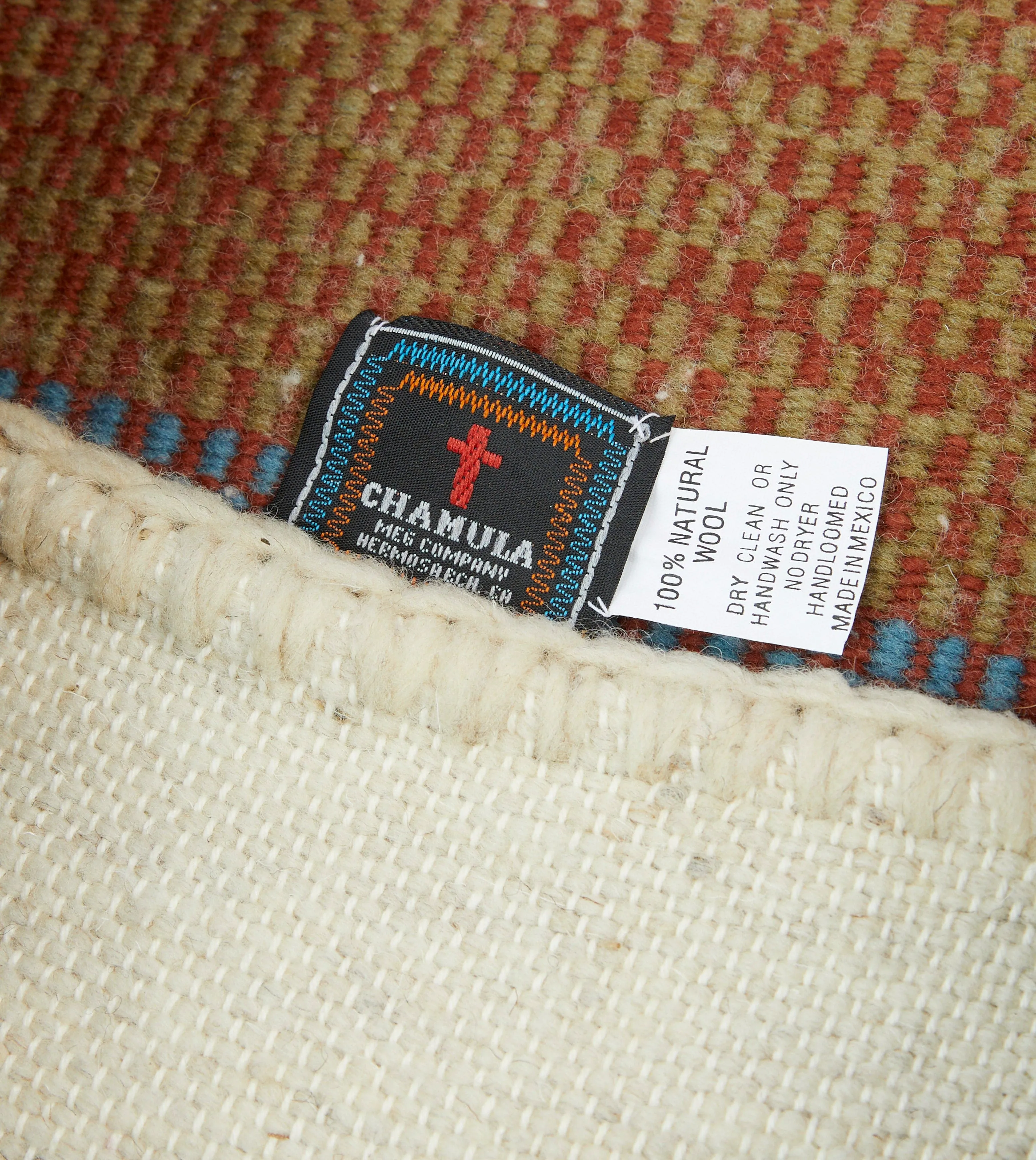 Chamula Stripe Wool Blanket Tote sold by Drake's London product image thumbnail 4