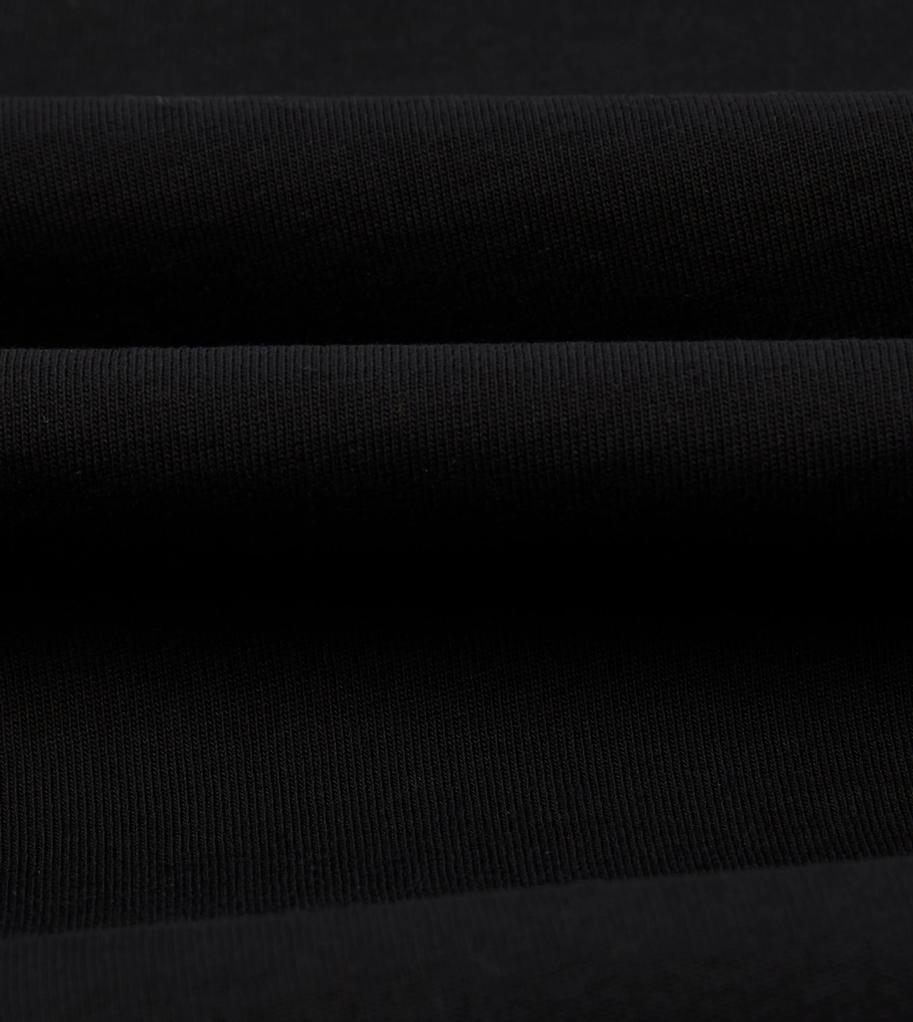 Black Cotton Crew Neck Hiking T-Shirt sold by Drake's London product image thumbnail 2