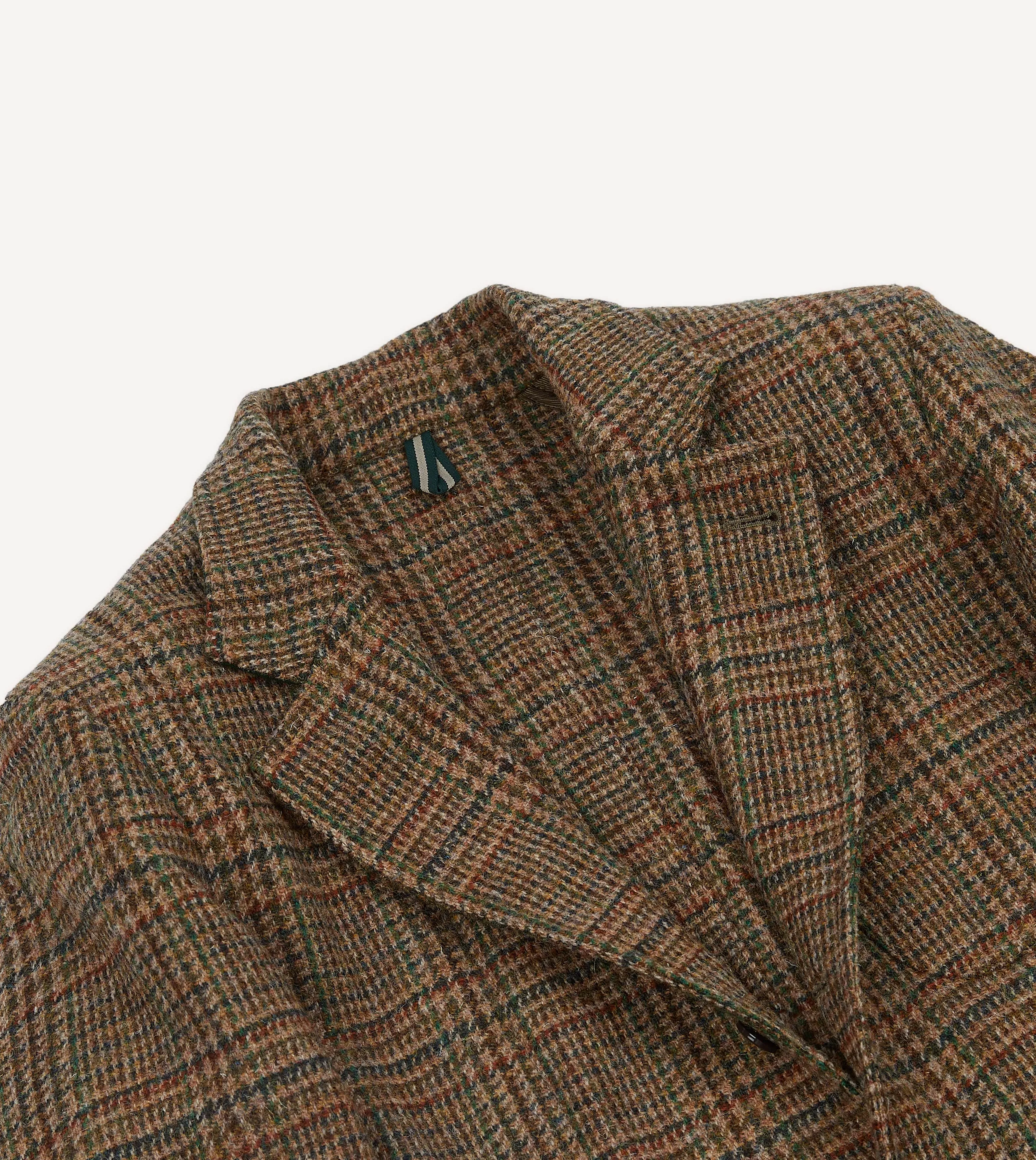Brown Prince of Wales Check Harris Tweed Games Blazer Mk. VII sold by Drake's London product image thumbnail 3