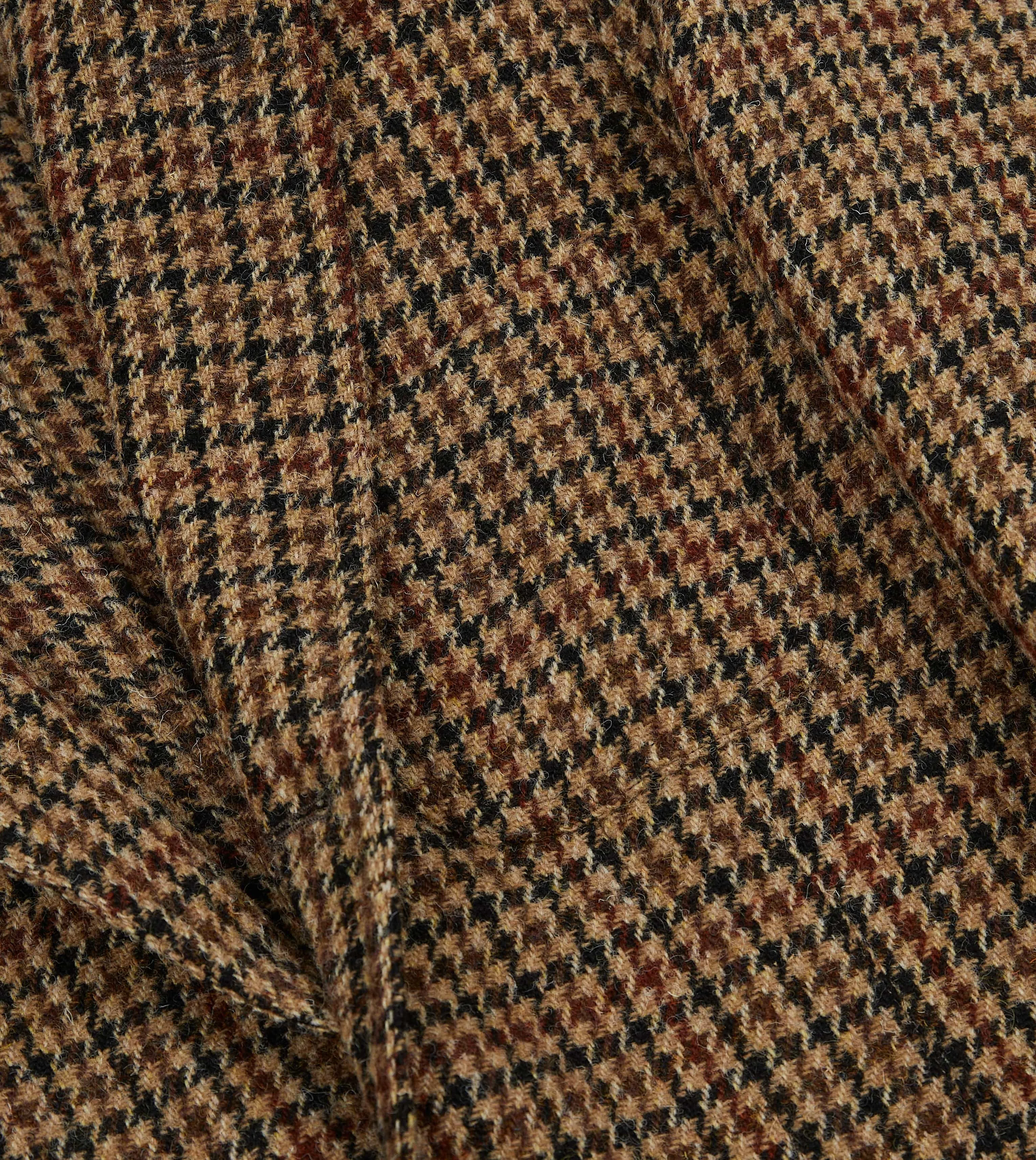 Brown Houndstooth Check Harris Tweed Games Blazer Mk. VII sold by Drake's London product image thumbnail 5