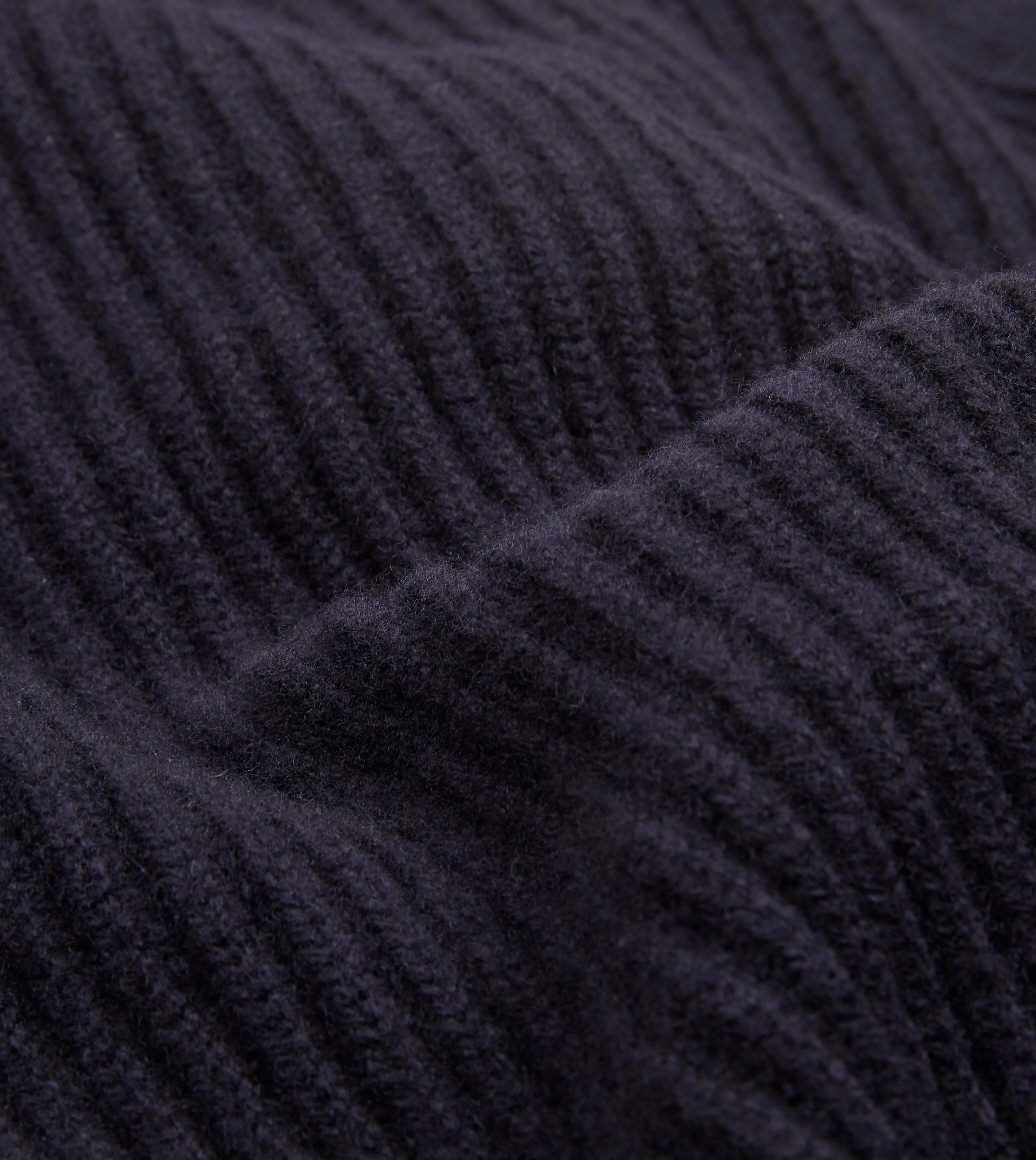 Navy Lambswool Shawl Collar Cardigan sold by Drake's London product image thumbnail 2