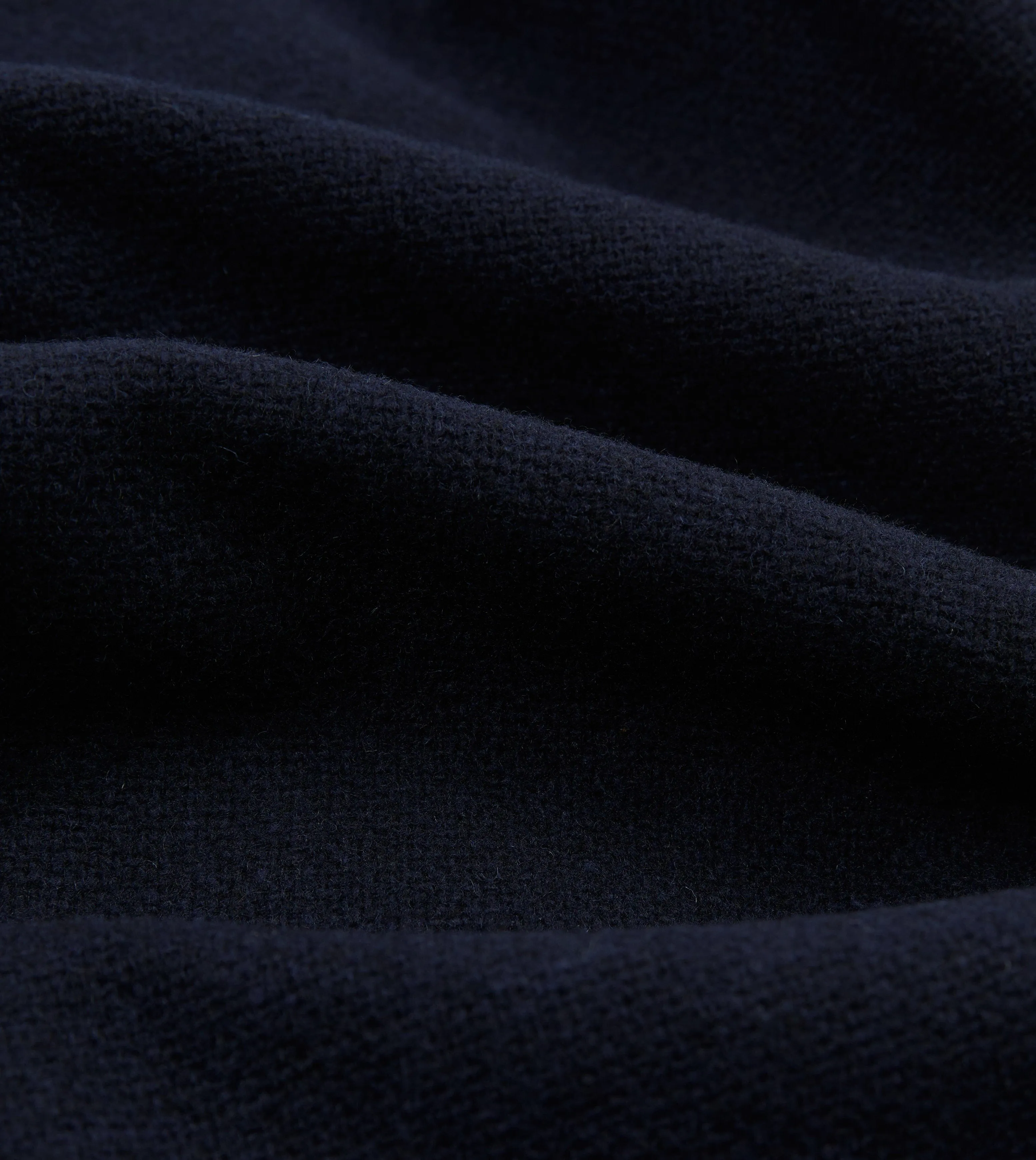 Navy Wool Raglan Coat sold by Drake's London product image thumbnail 2