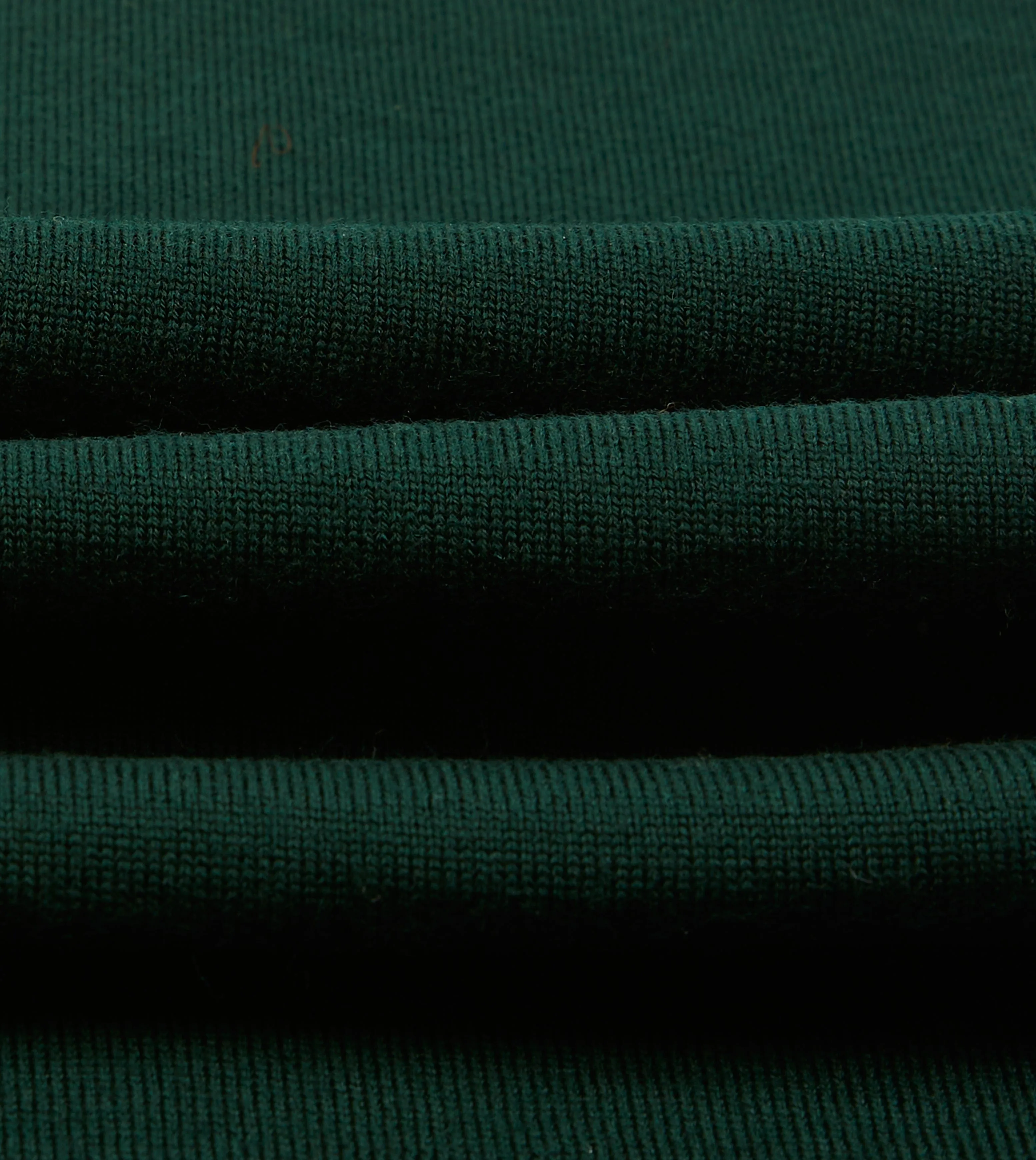 Green Merino Wool Knitted Rugby Shirt sold by Drake's London product image thumbnail 2