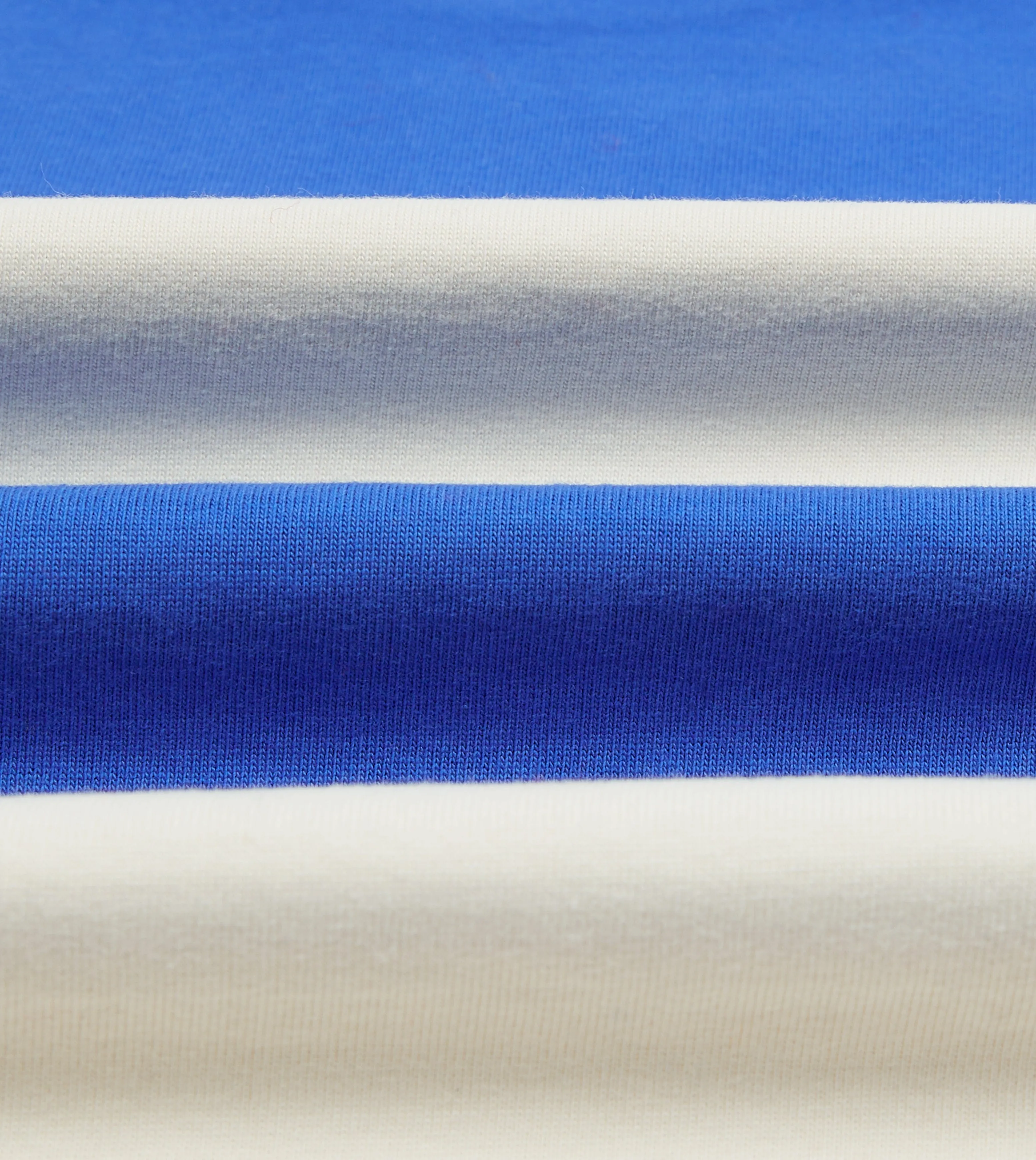 Primary Block Stripe Mock Collar Long-Sleeve Jersey sold by Drake's London product image thumbnail 2