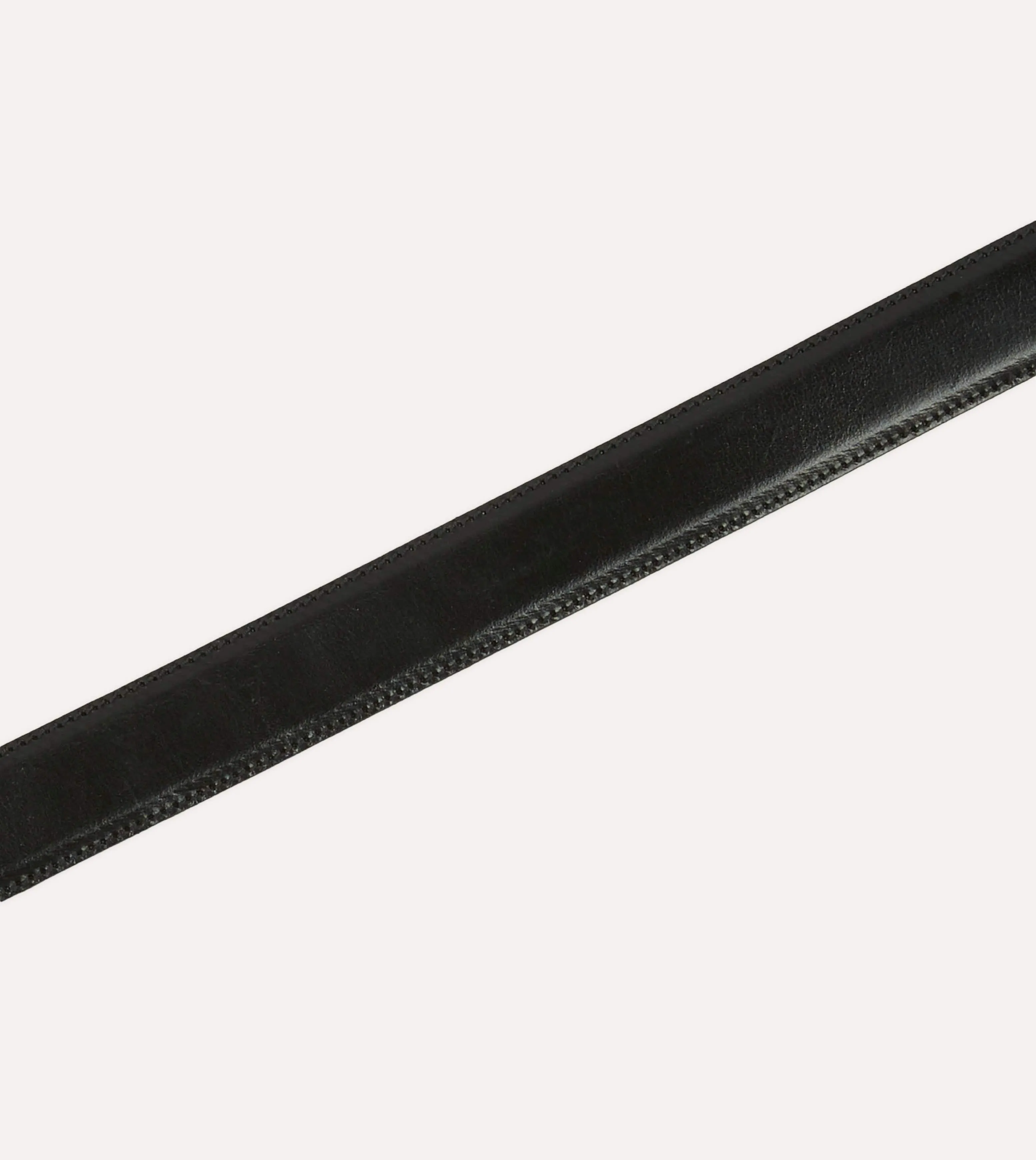 Black Bridle Calf Leather Western Belt sold by Drake's London product image thumbnail 4