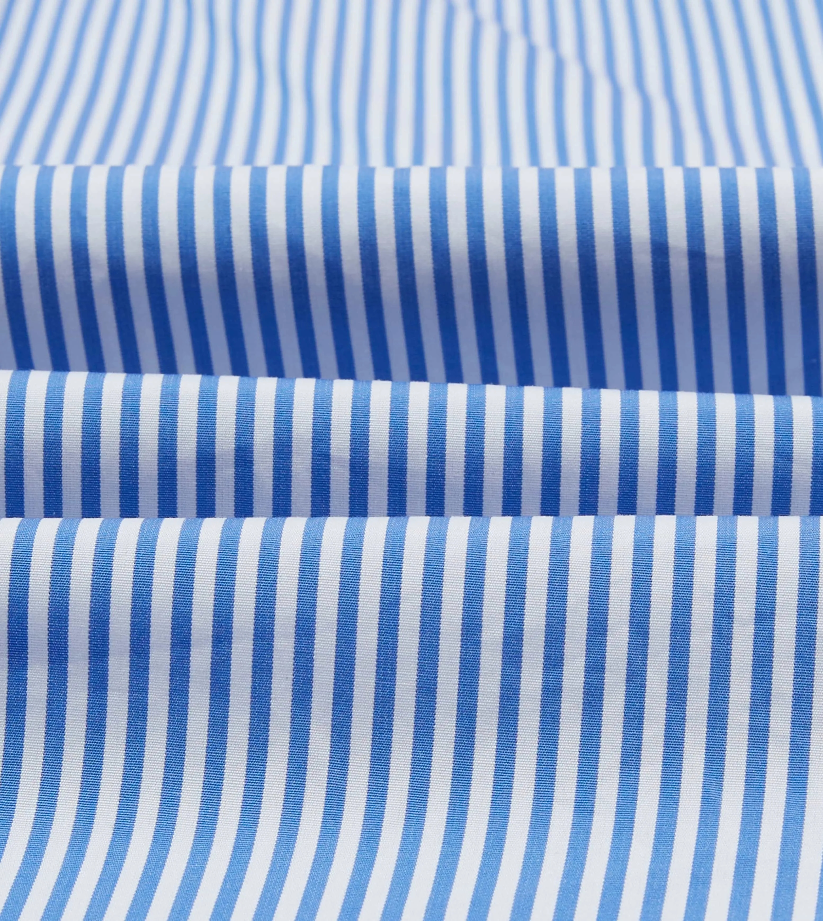Blue Bengal Stripe Cotton Poplin Button-Down Shirt sold by Drake's London product image thumbnail 2