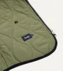 Navy Quilted Melton Wool Zip Vest sold by Drake's London