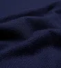 Navy Merino Crew Neck Jumper sold by Drake's London