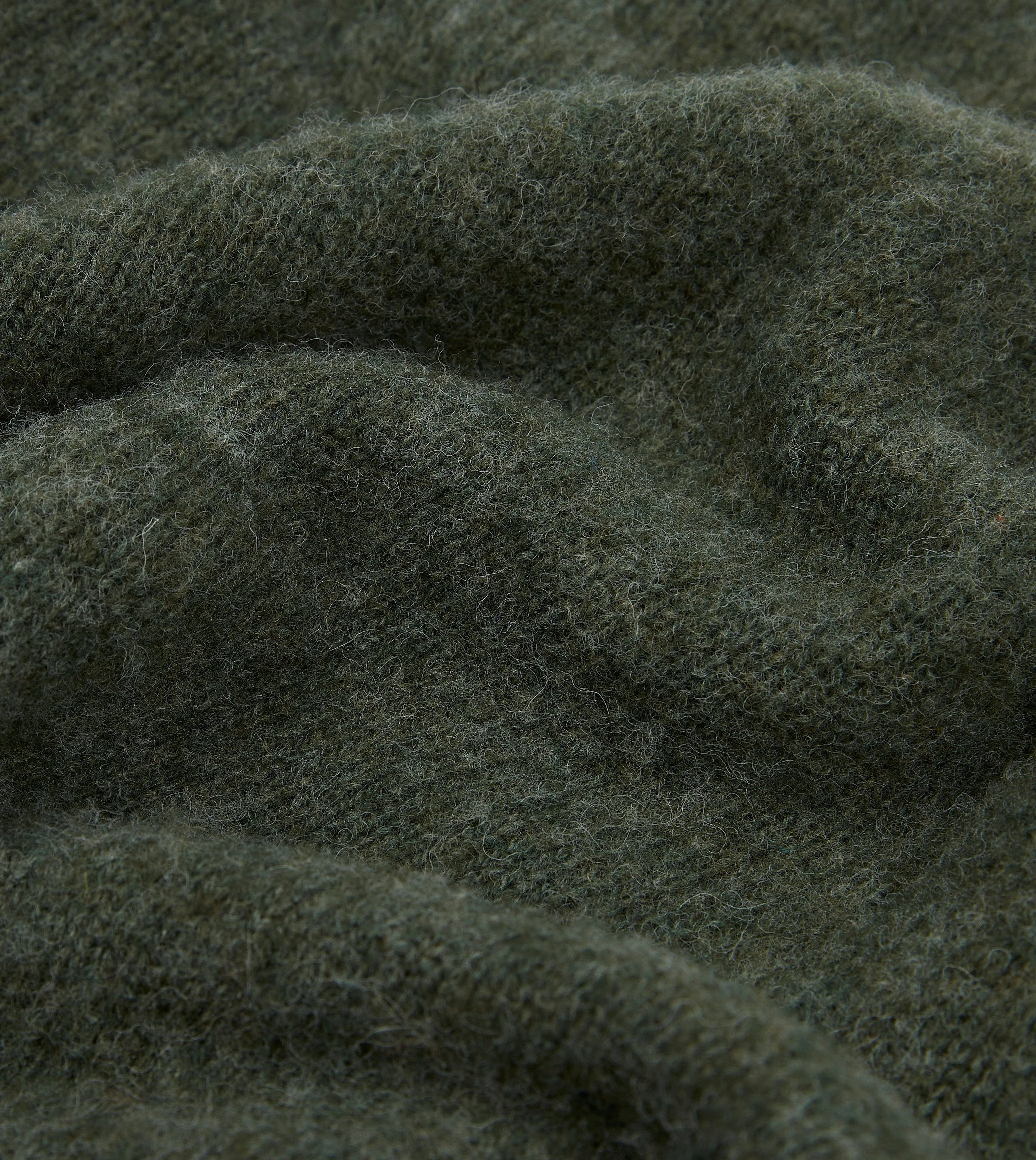 Seaweed Brushed Shetland Crew Neck Jumper sold by Drake's London product image thumbnail 2