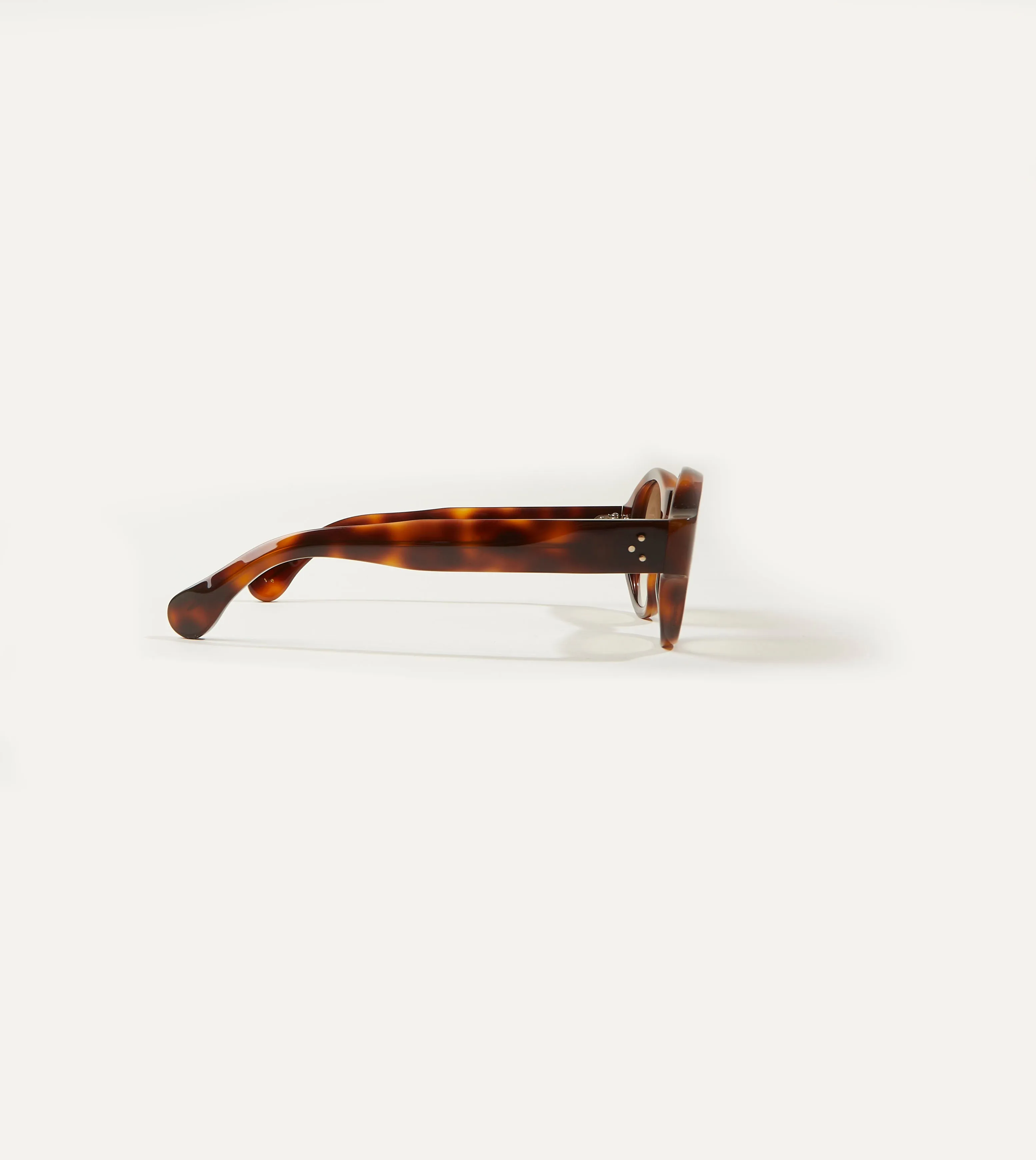 Tortoise Acetate Jules Sunglasses sold by Drake's London product image thumbnail 5