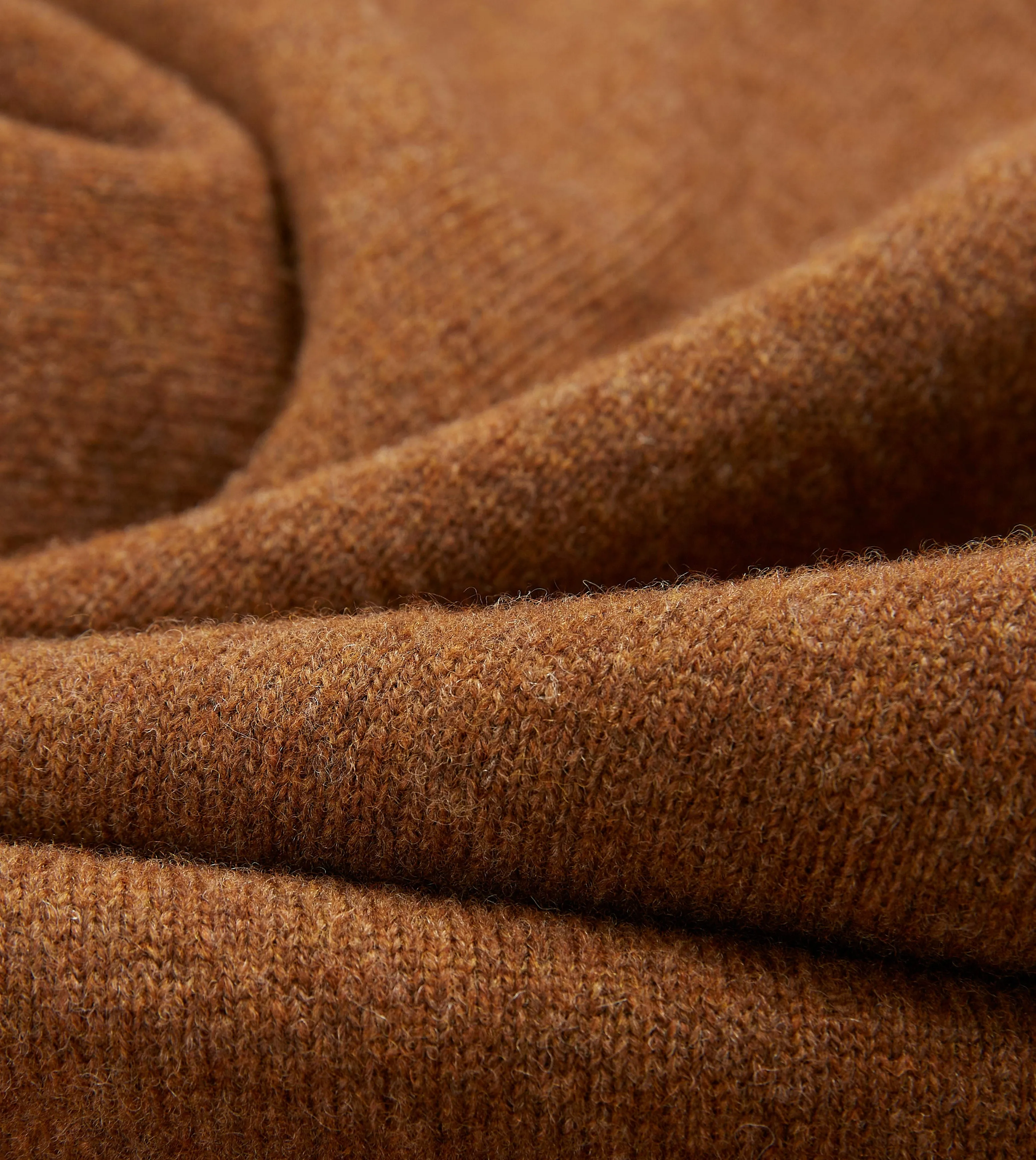 Light Brown Lambswool Sleeveless Cardigan sold by Drake's London product image thumbnail 2