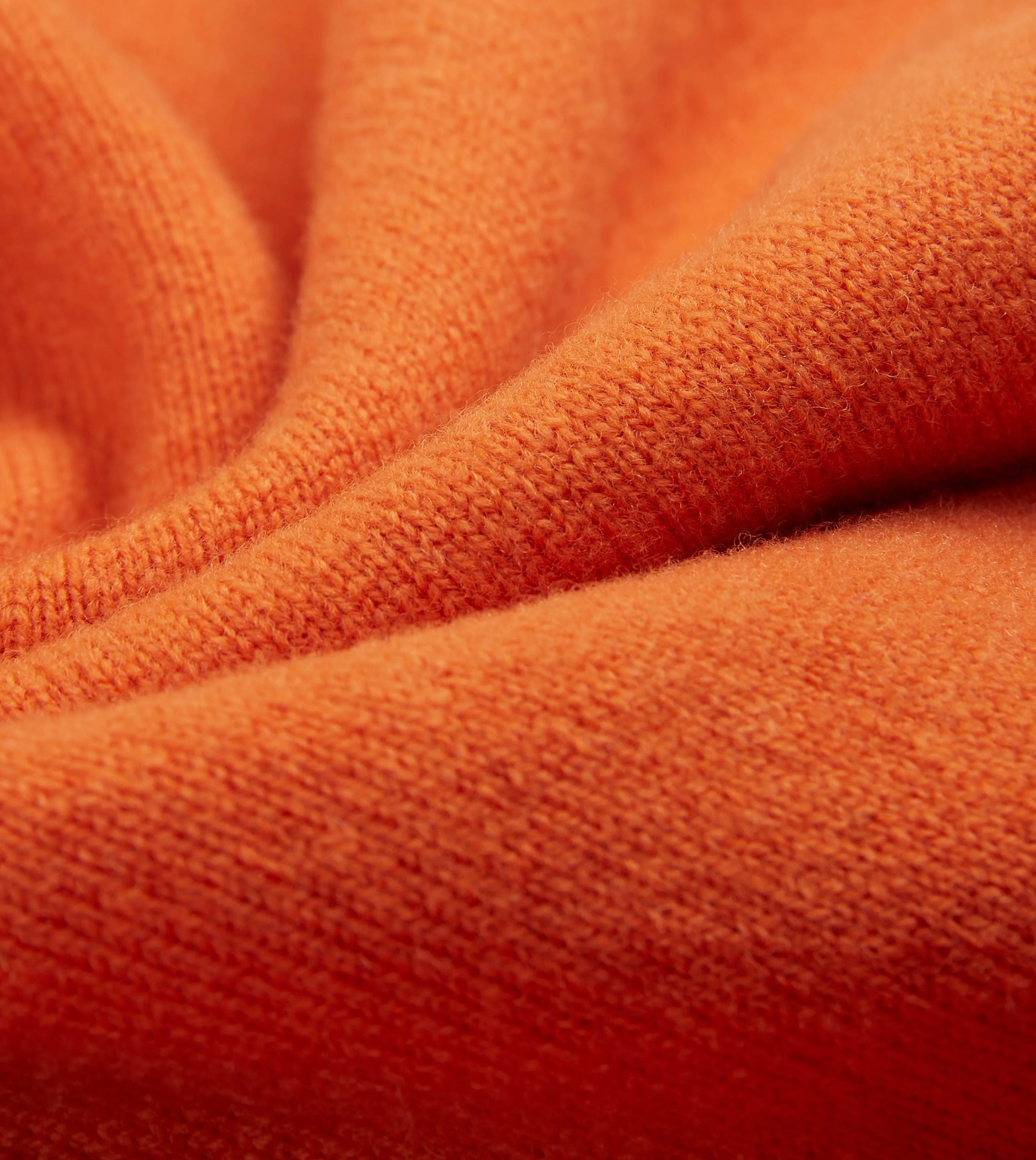 Orange Lambswool Sleeveless Cardigan sold by Drake's London product image thumbnail 2