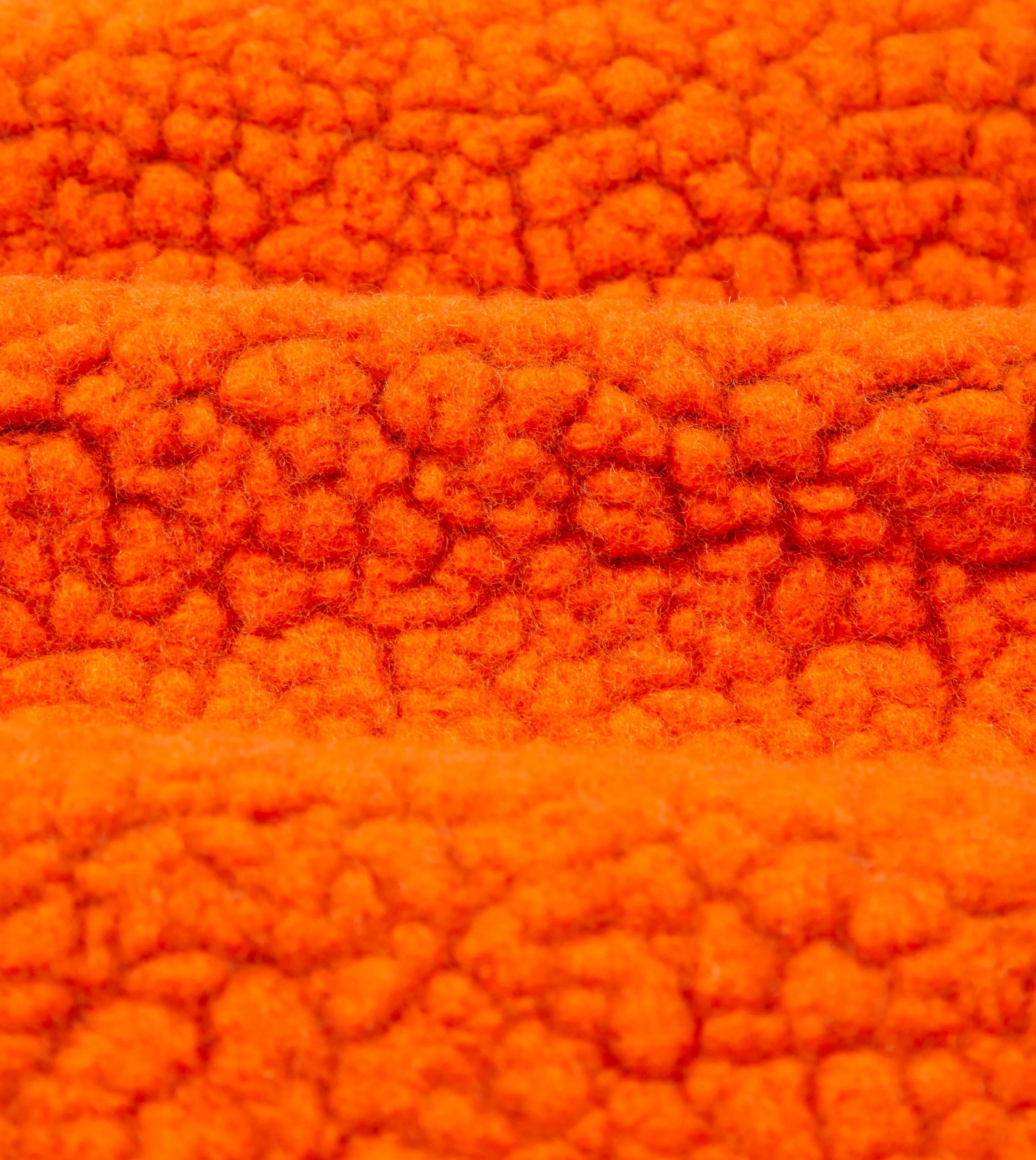 Orange Boucle Wool Zip Fleece Jacket sold by Drake's London product image thumbnail 2