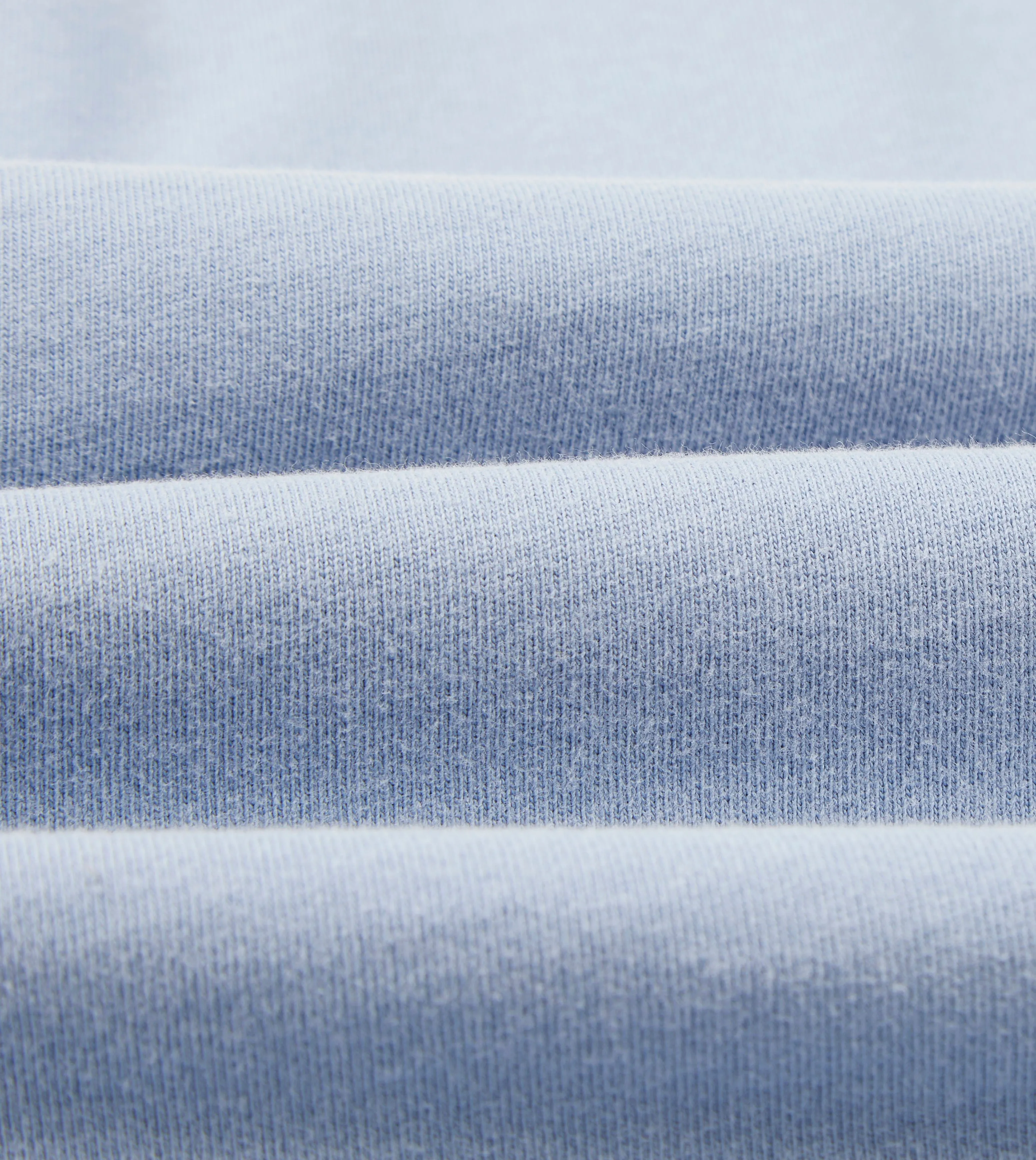 Light Indigo Cotton Crew Neck Hiking T-Shirt sold by Drake's London product image thumbnail 2