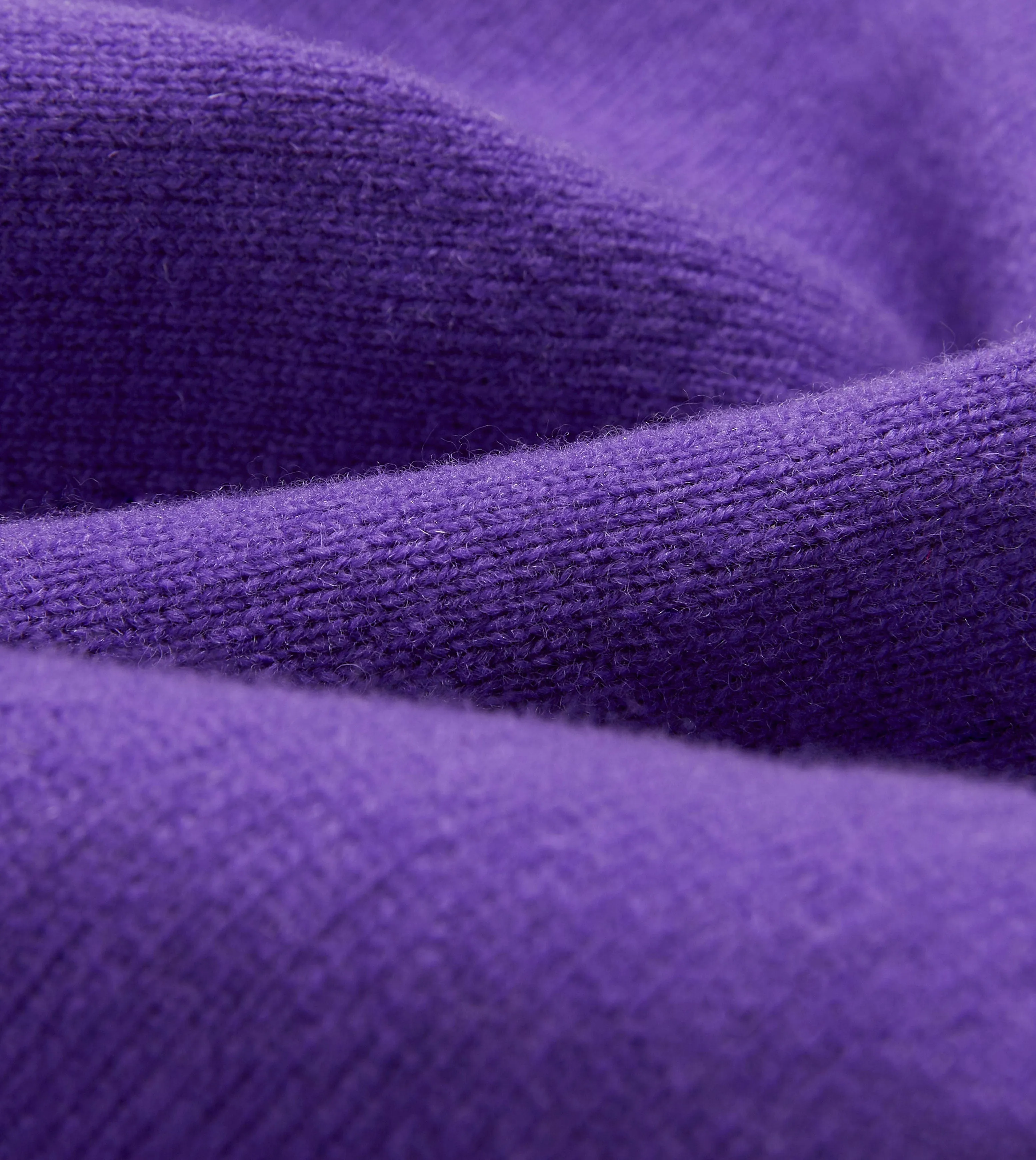 Purple Lambswool Sleeveless Cardigan sold by Drake's London product image thumbnail 2