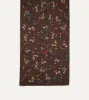 Brown Mughal and Stars Print Wool Scarf sold by Drake's London