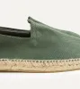 Green Herringbone Cotton Espadrilles sold by Drake's London