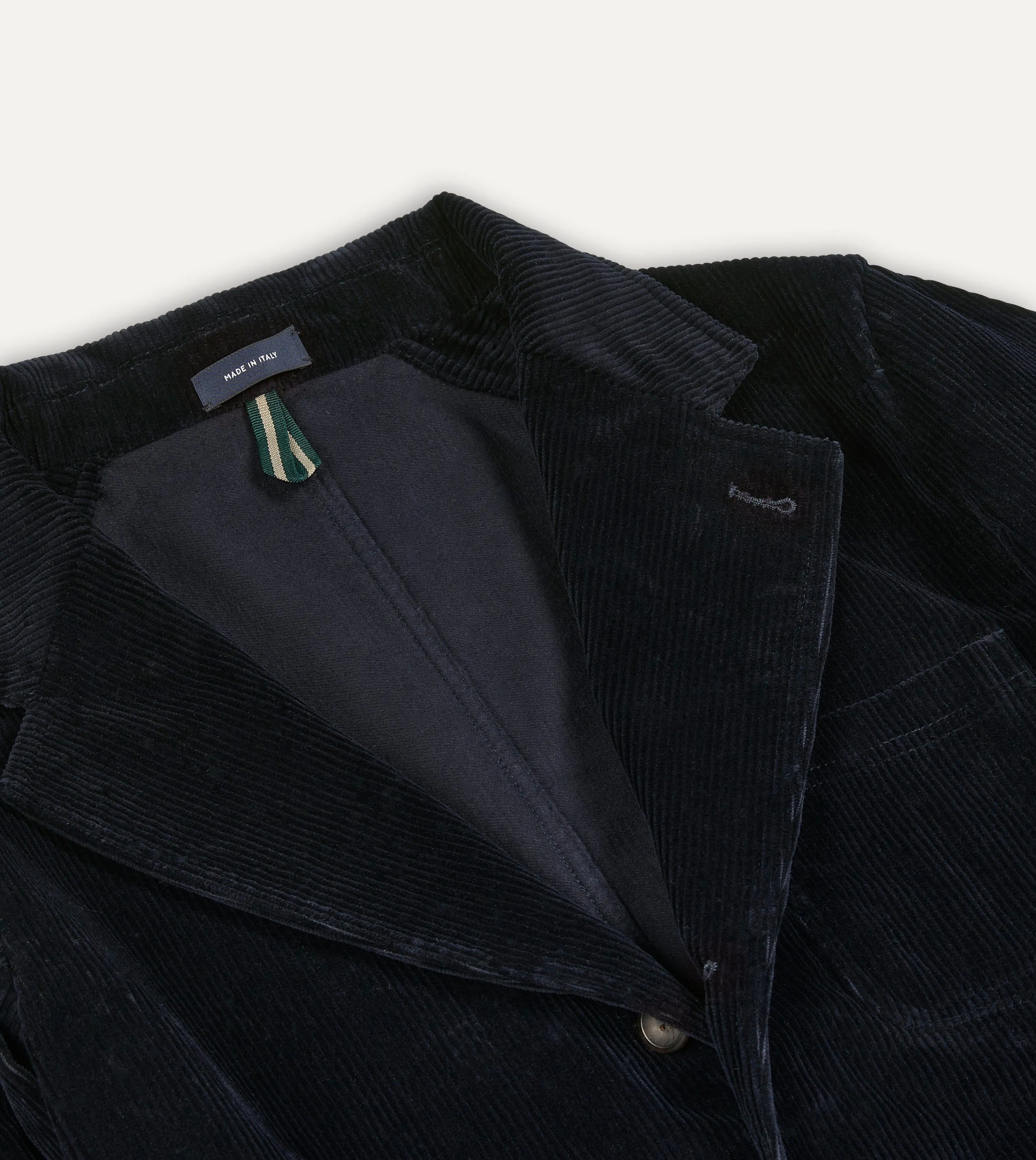 Navy Cotton Corduroy Games Blazer Mk. I sold by Drake's London product image thumbnail 3