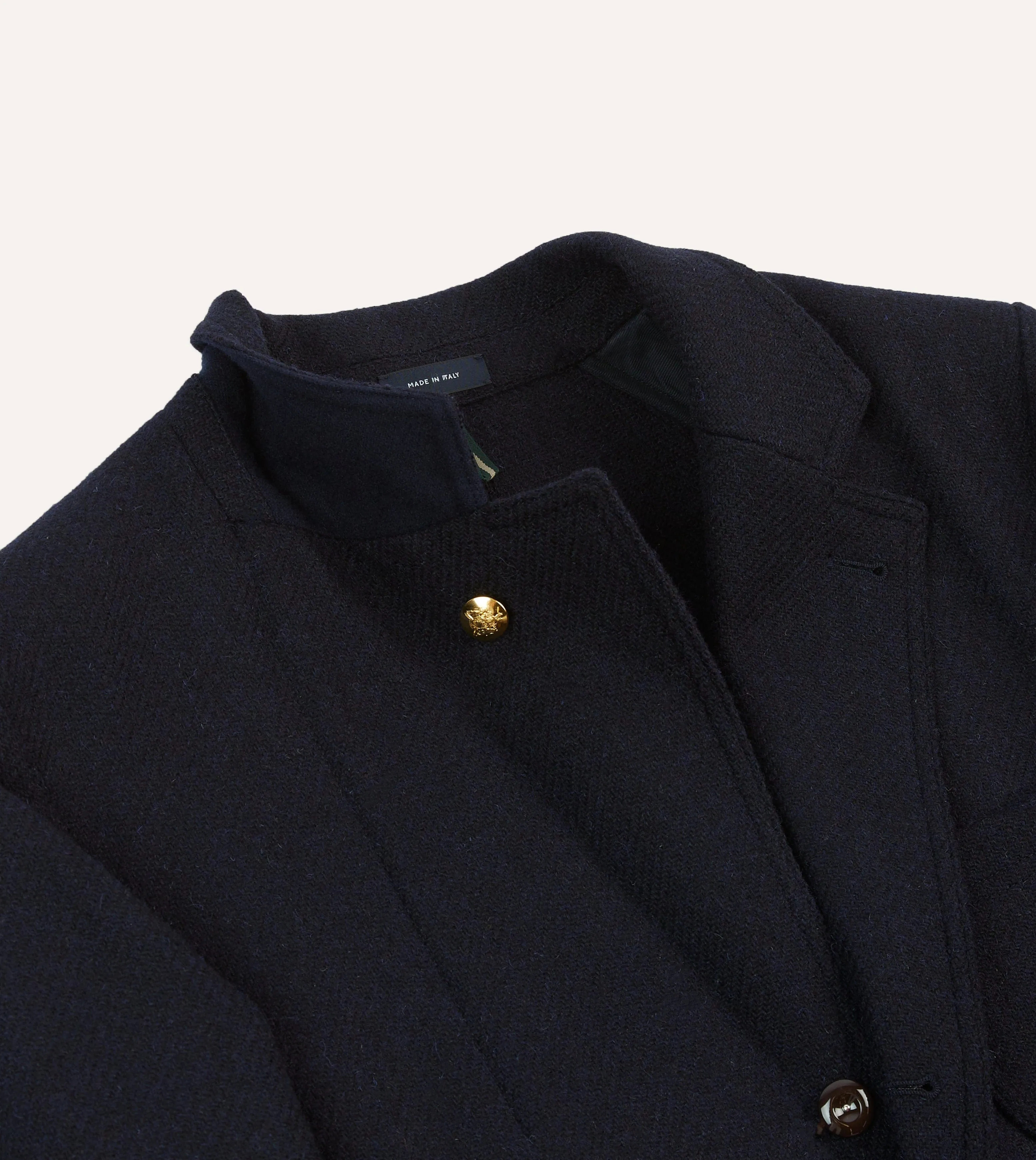 Navy Harris Tweed Games Blazer Mk. VII sold by Drake's London product image thumbnail 4