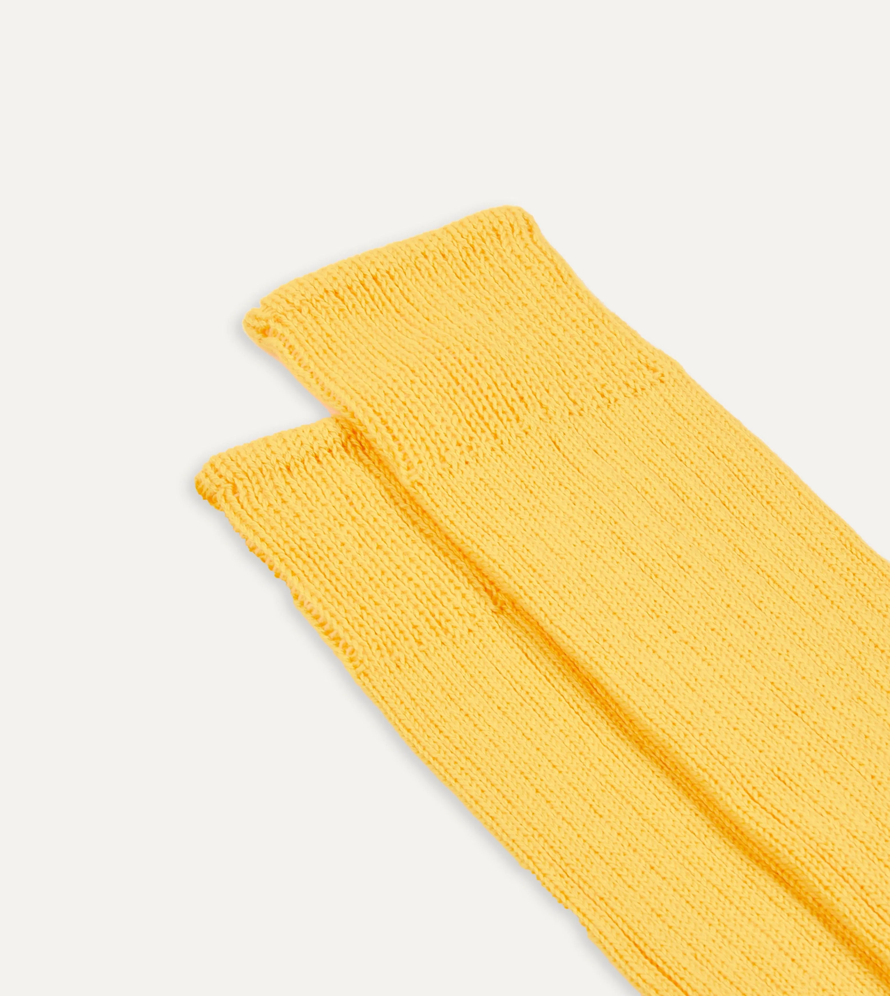 Yellow Cotton Sports Socks sold by Drake's London product image thumbnail 3