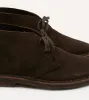 Clifford Desert Boot Dark Brown Suede sold by Drake's London