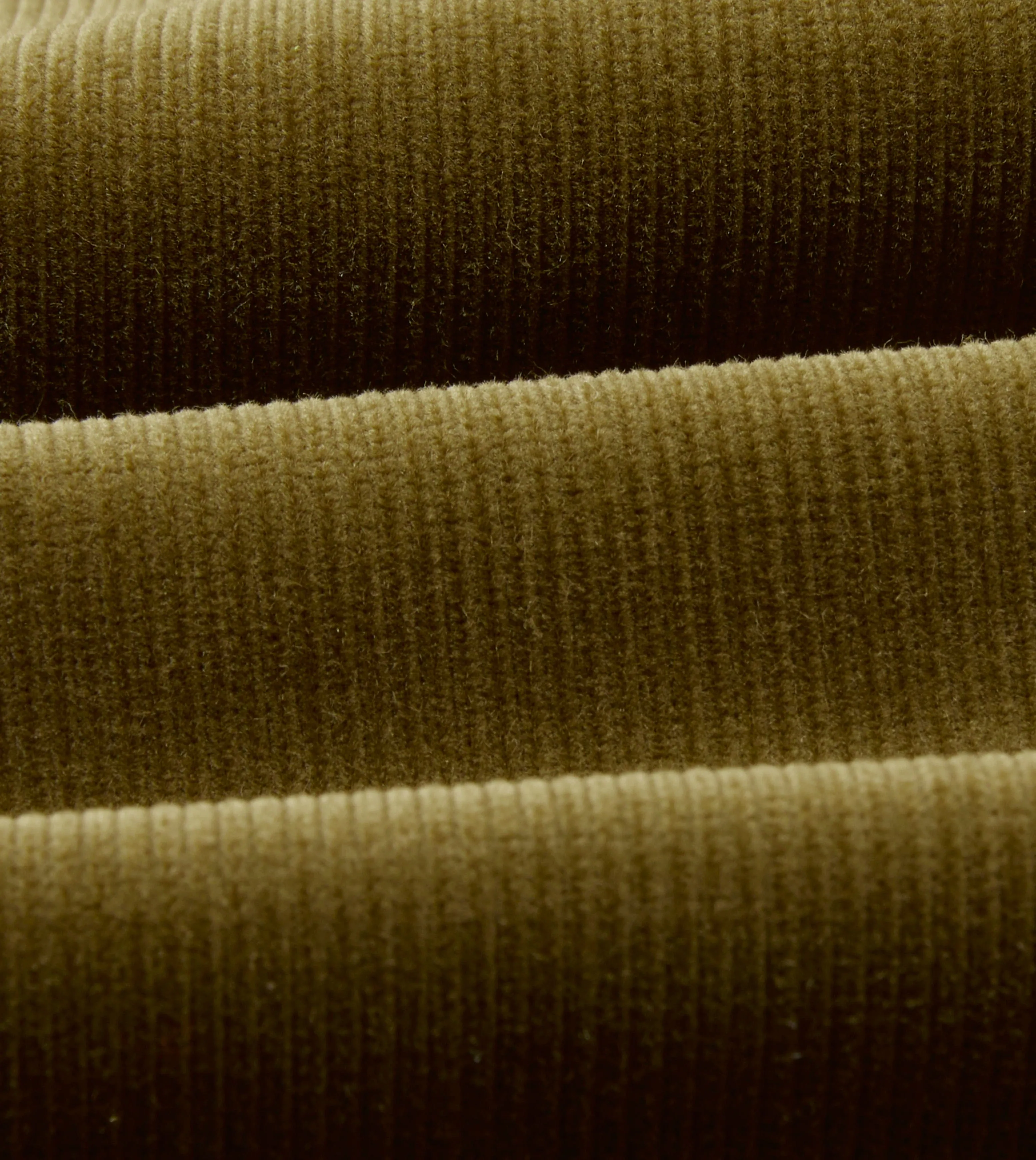Olive Mid-Wale Corduroy Single Pleat Trouser sold by Drake's London product image thumbnail 2
