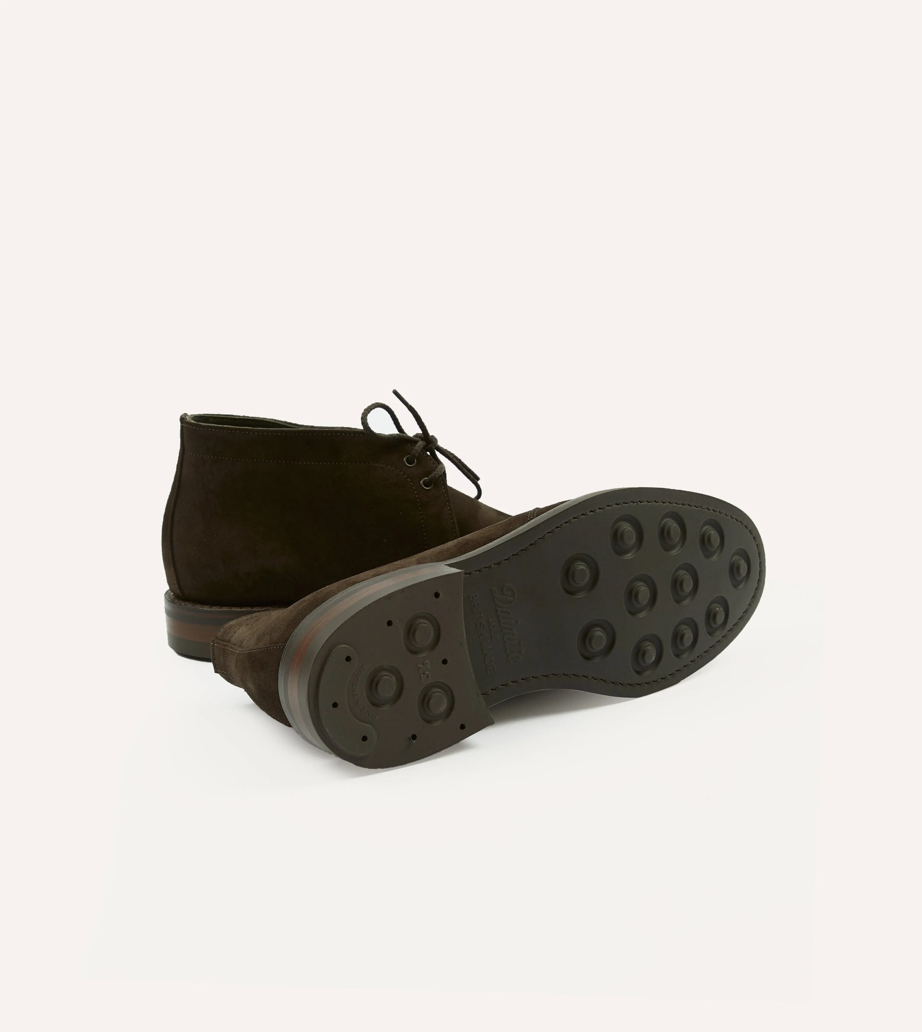 Brown Suede Murphy Goodyear Welted Chukka Boot sold by Drake's London product image thumbnail 2