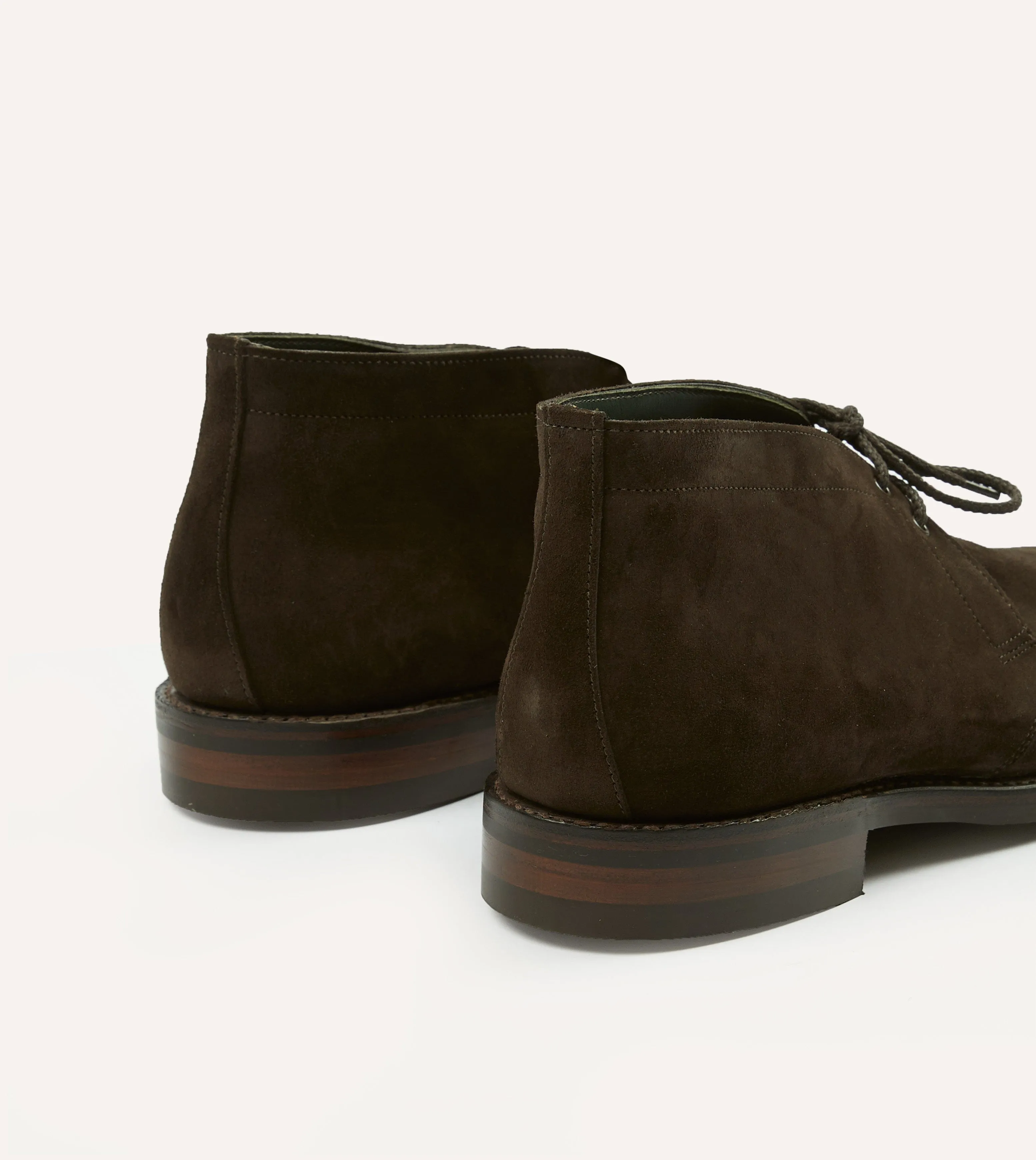 Brown Suede Murphy Goodyear Welted Chukka Boot sold by Drake's London product image thumbnail 5