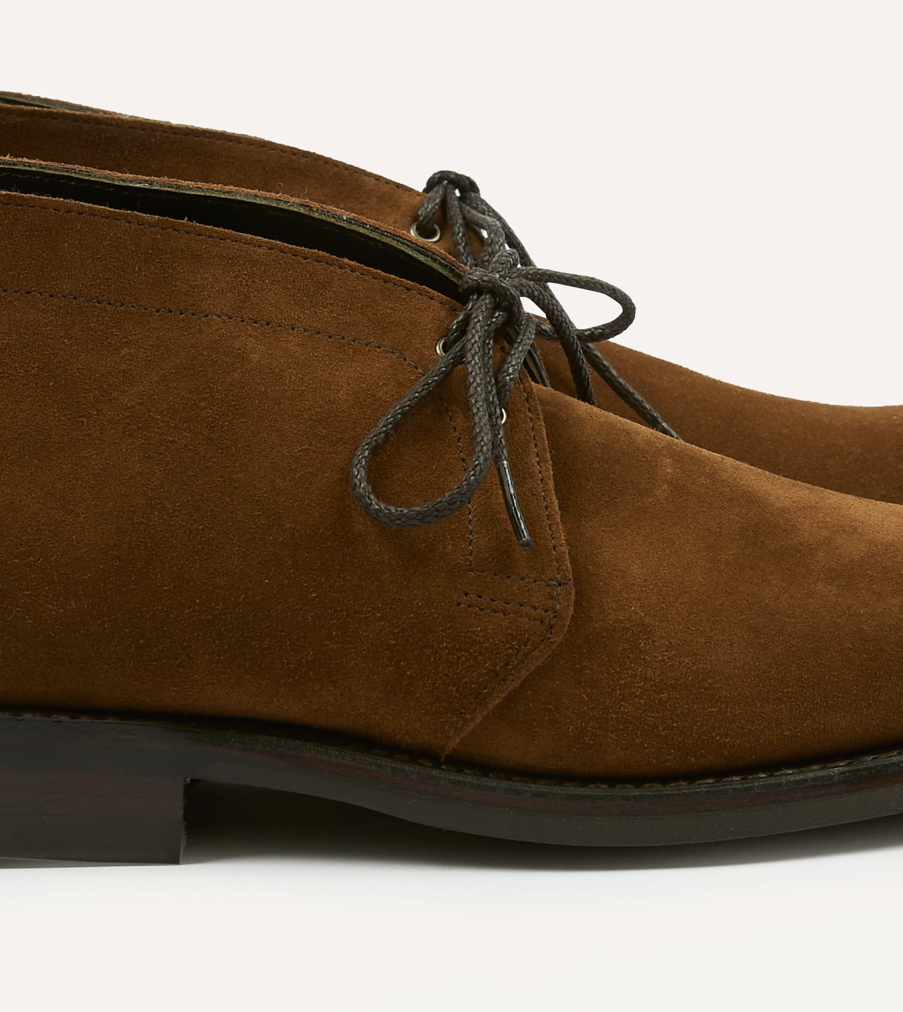 Snuff Suede Murphy Goodyear Welted Chukka Boot sold by Drake's London product image thumbnail 3