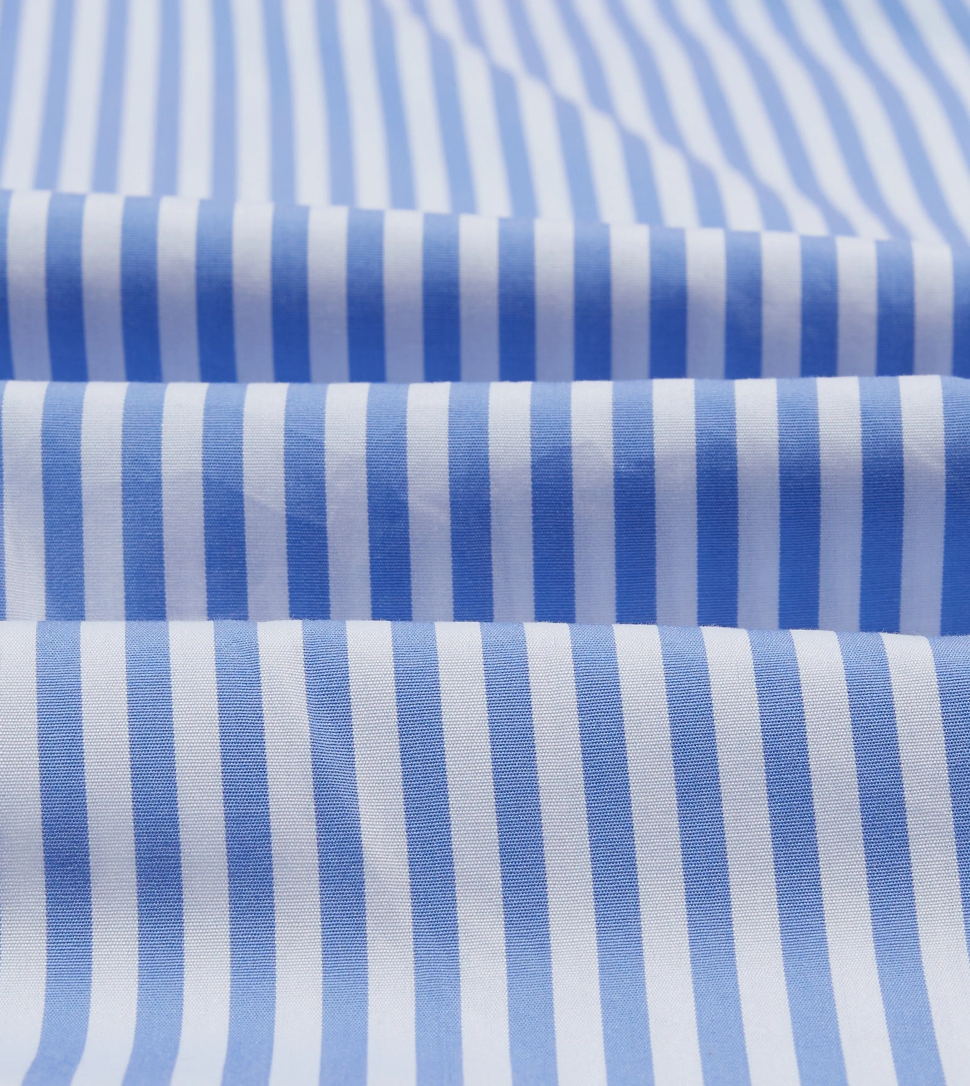 Blue Bengal Stripe Cotton Poplin Button-Down Shirt sold by Drake's London product image thumbnail 2
