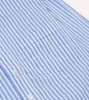 Blue Bengal Stripe Cotton Poplin Button-Down Shirt sold by Drake's London