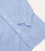 Blue Bengal Stripe Cotton Poplin Button-Down Shirt sold by Drake's London