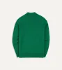 Green Lambswool 6 Button Cardigan sold by Drake's London