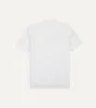White Piqué Cotton Polo Shirt sold by Drake's London