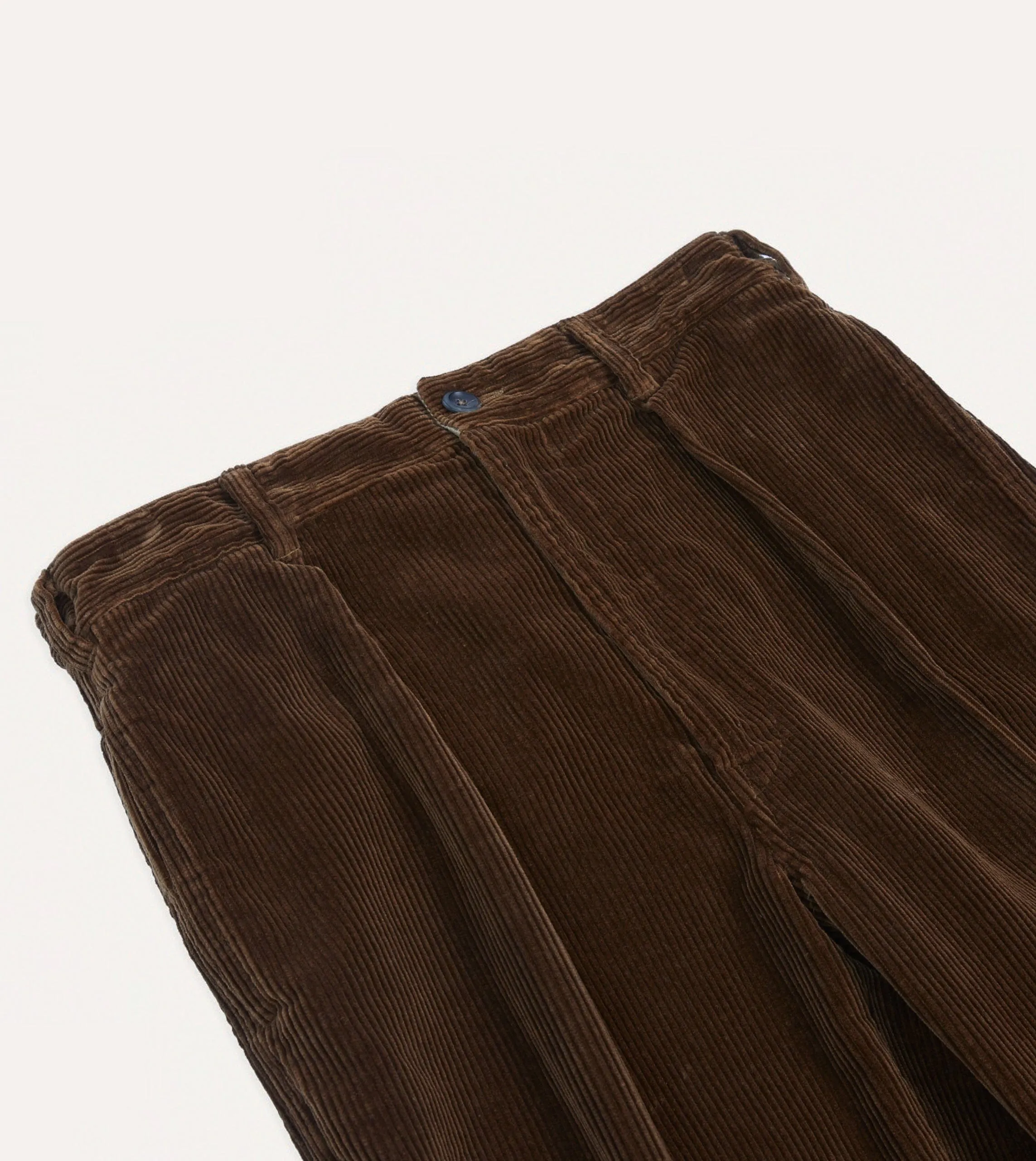 Russet Cotton Corduroy Games Trousers sold by Drake's London product image thumbnail 4