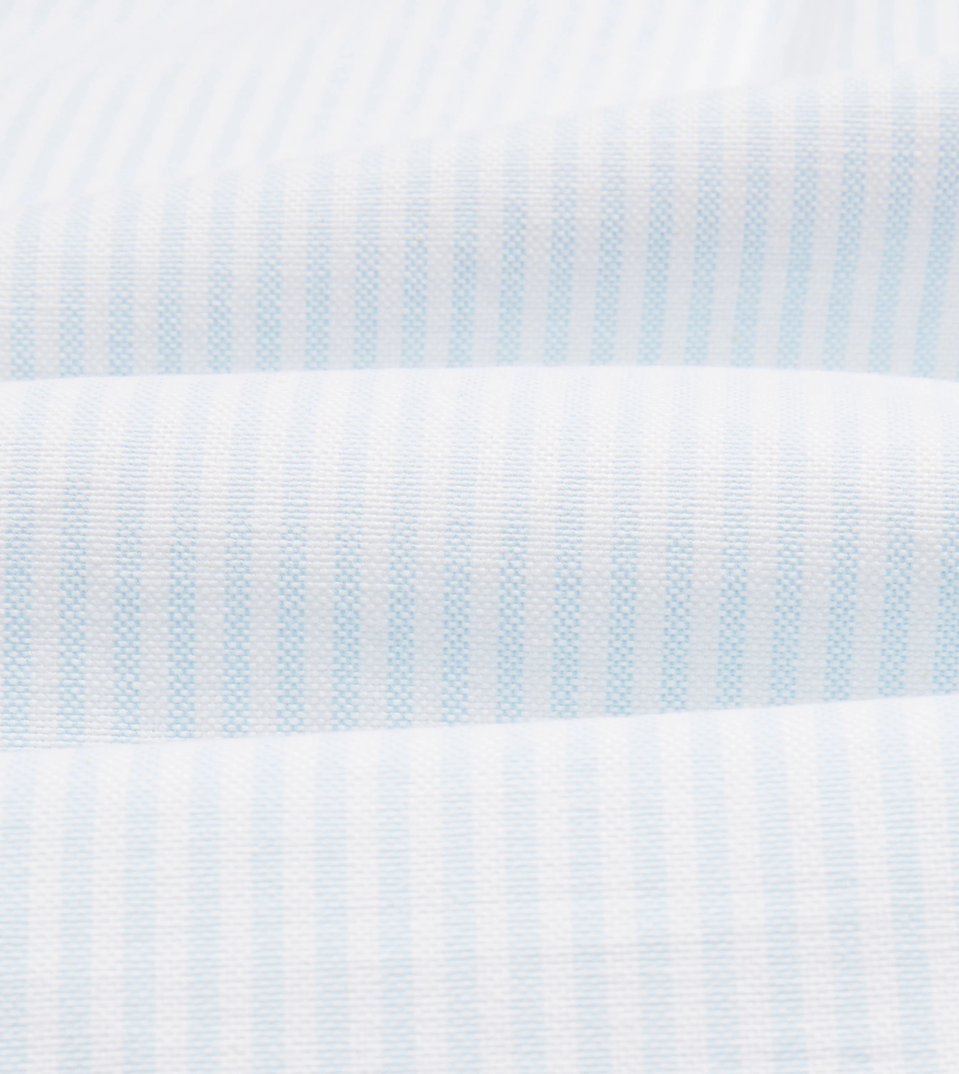 Sky Ticking Stripe Cotton Oxford Cloth Button-Down Shirt sold by Drake's London product image thumbnail 2