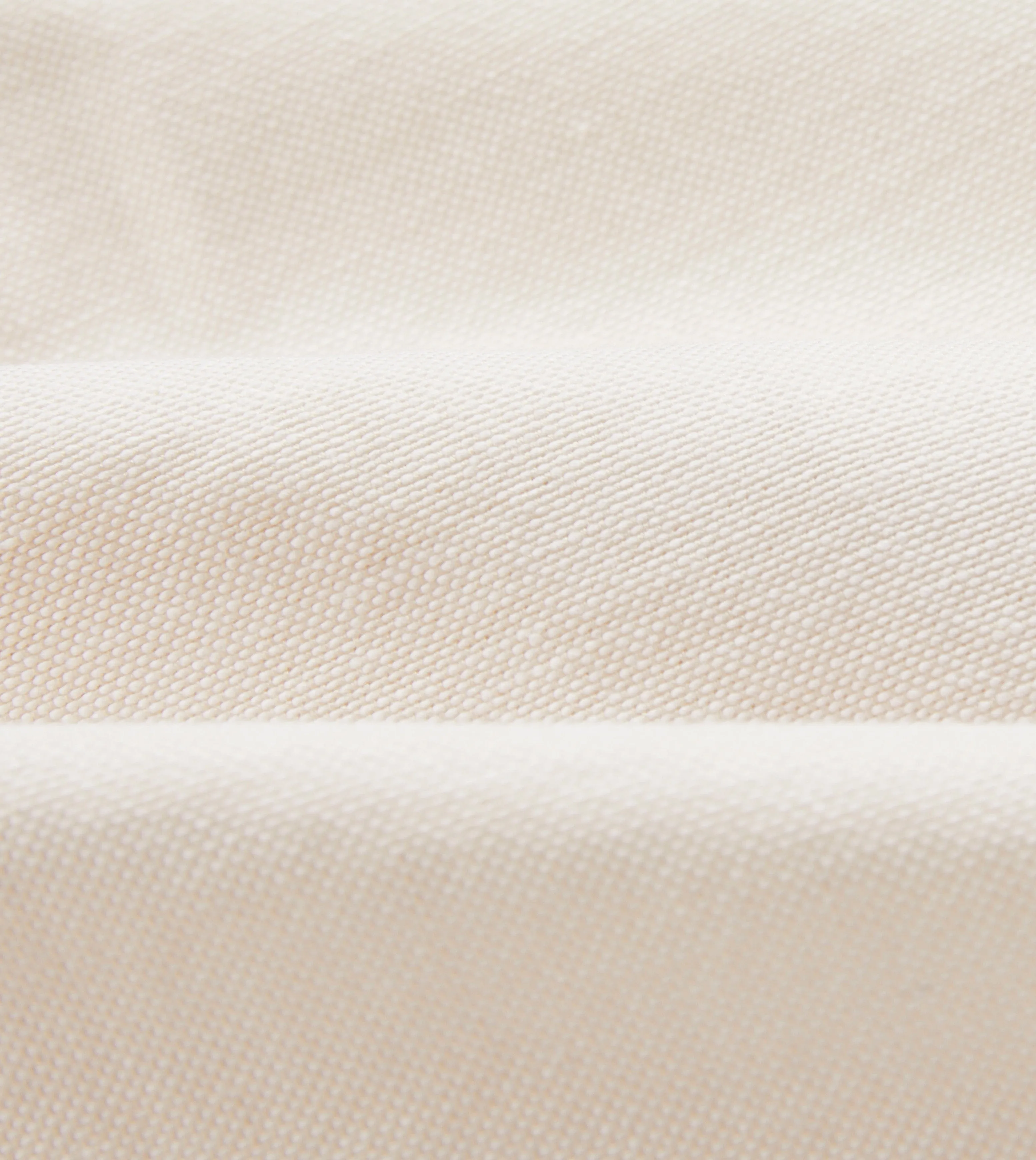 Cream Cotton Oxford Cloth Button-Down Shirt sold by Drake's London product image thumbnail 2