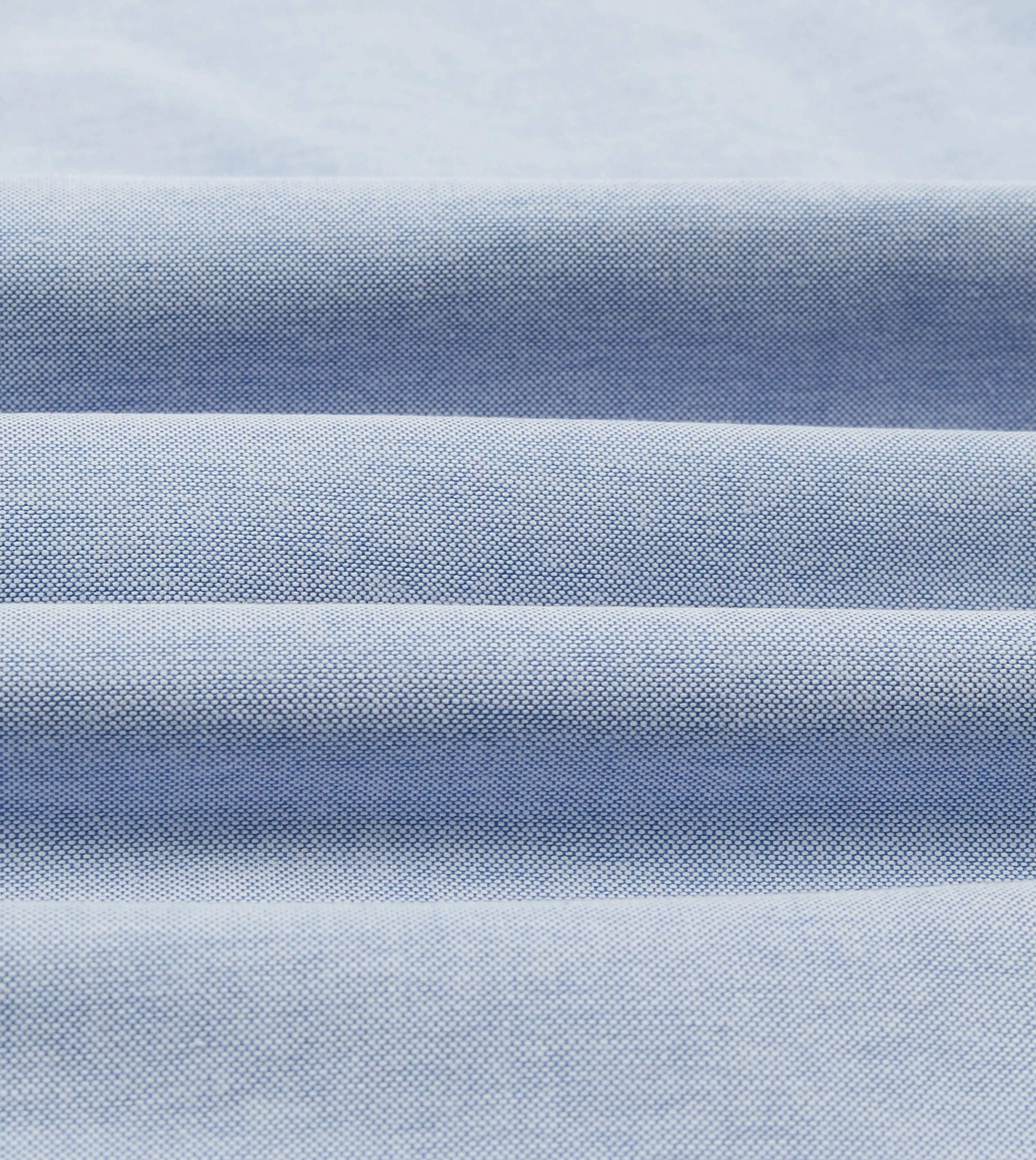 Mid-Blue Cotton Oxford Cloth Button-Down Shirt sold by Drake's London product image thumbnail 2