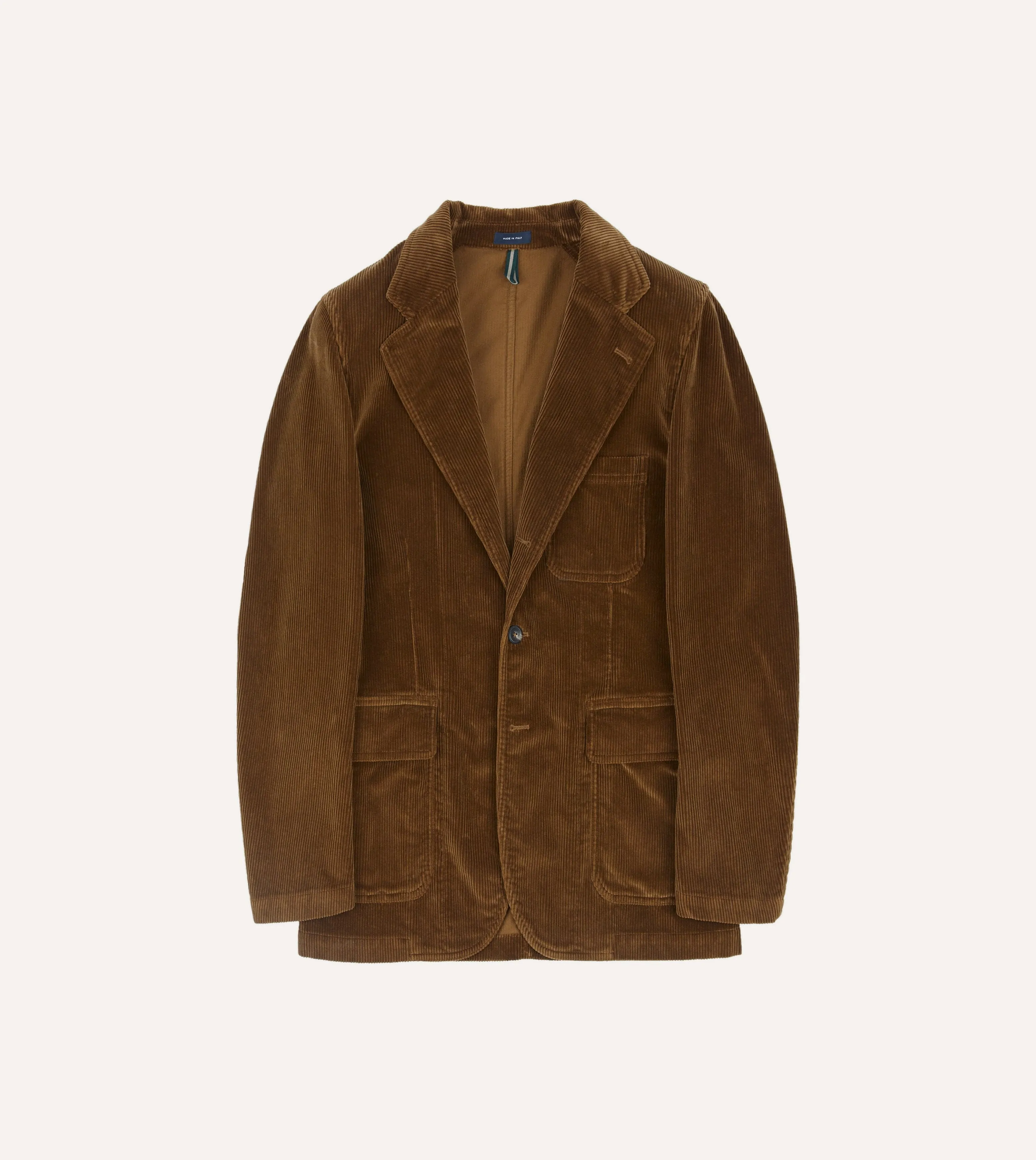 Russet Cotton Corduroy Games Blazer Mk. I sold by Drake's London