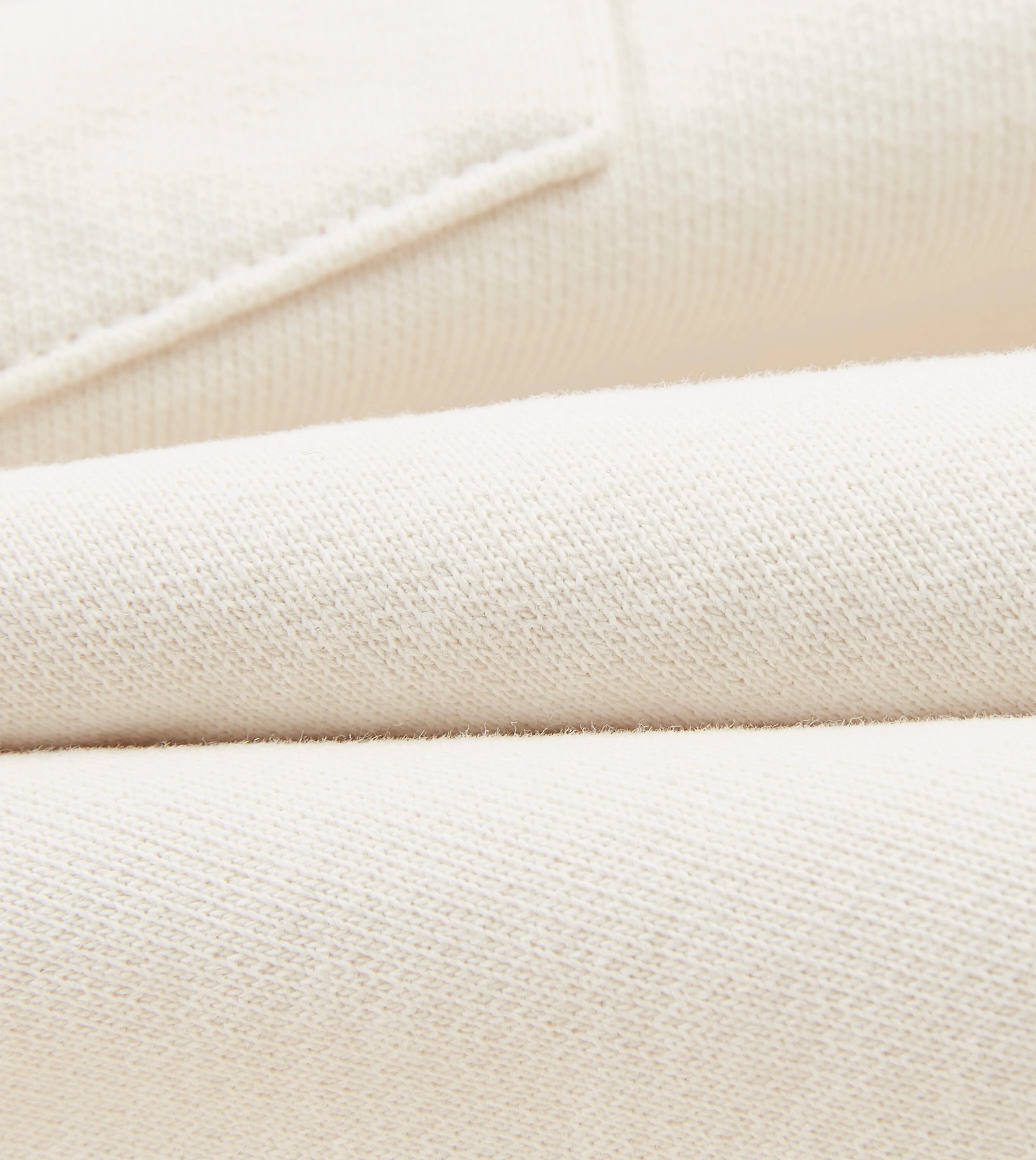 Ecru Cotton Long-Sleeve Hiking Sweatshirt sold by Drake's London product image thumbnail 2