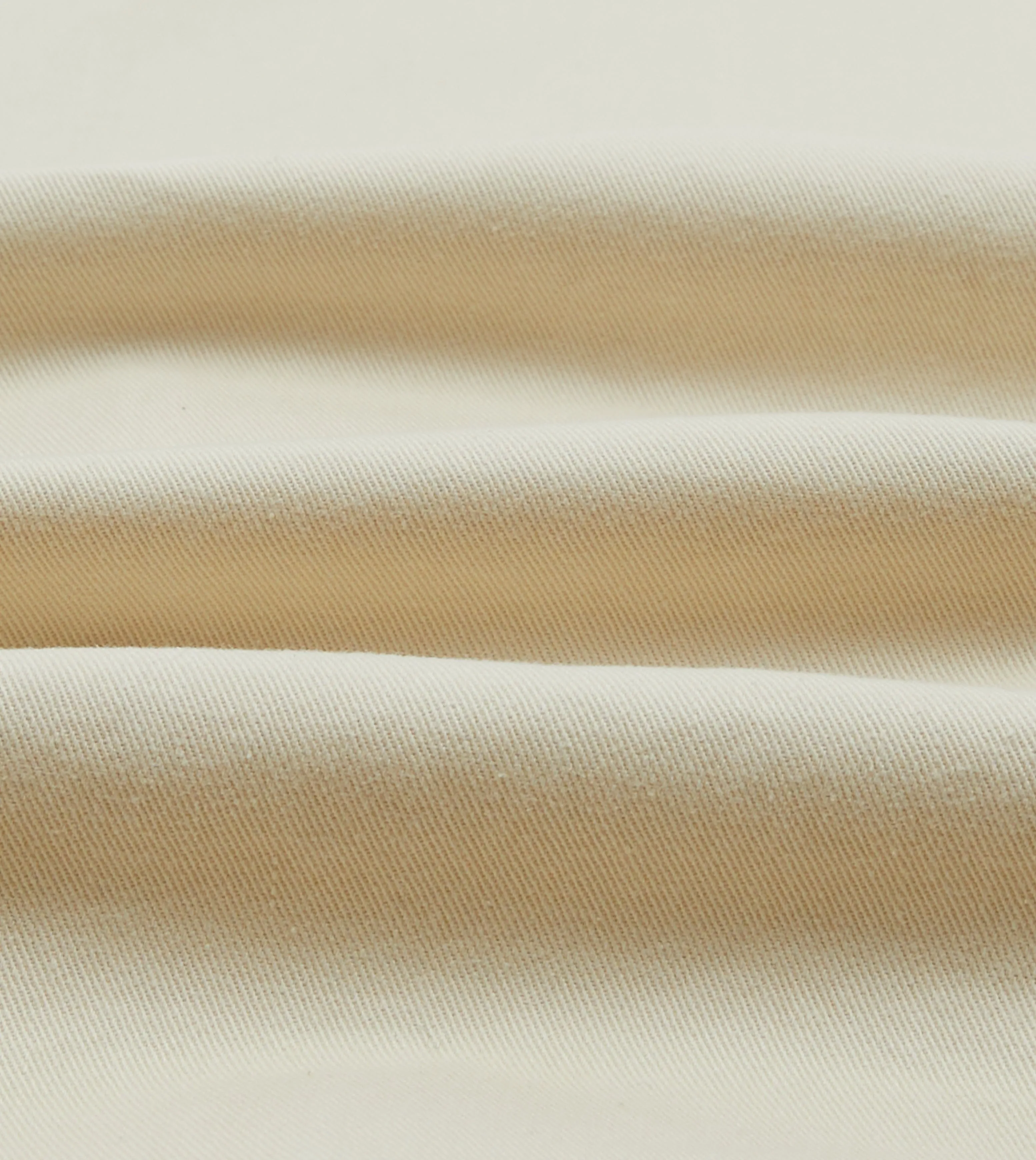 Ecru Cotton Double-Breasted Chore Coat sold by Drake's London product image thumbnail 2