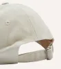 Ecru Peacock Emblem Cotton Baseball Cap sold by Drake's London