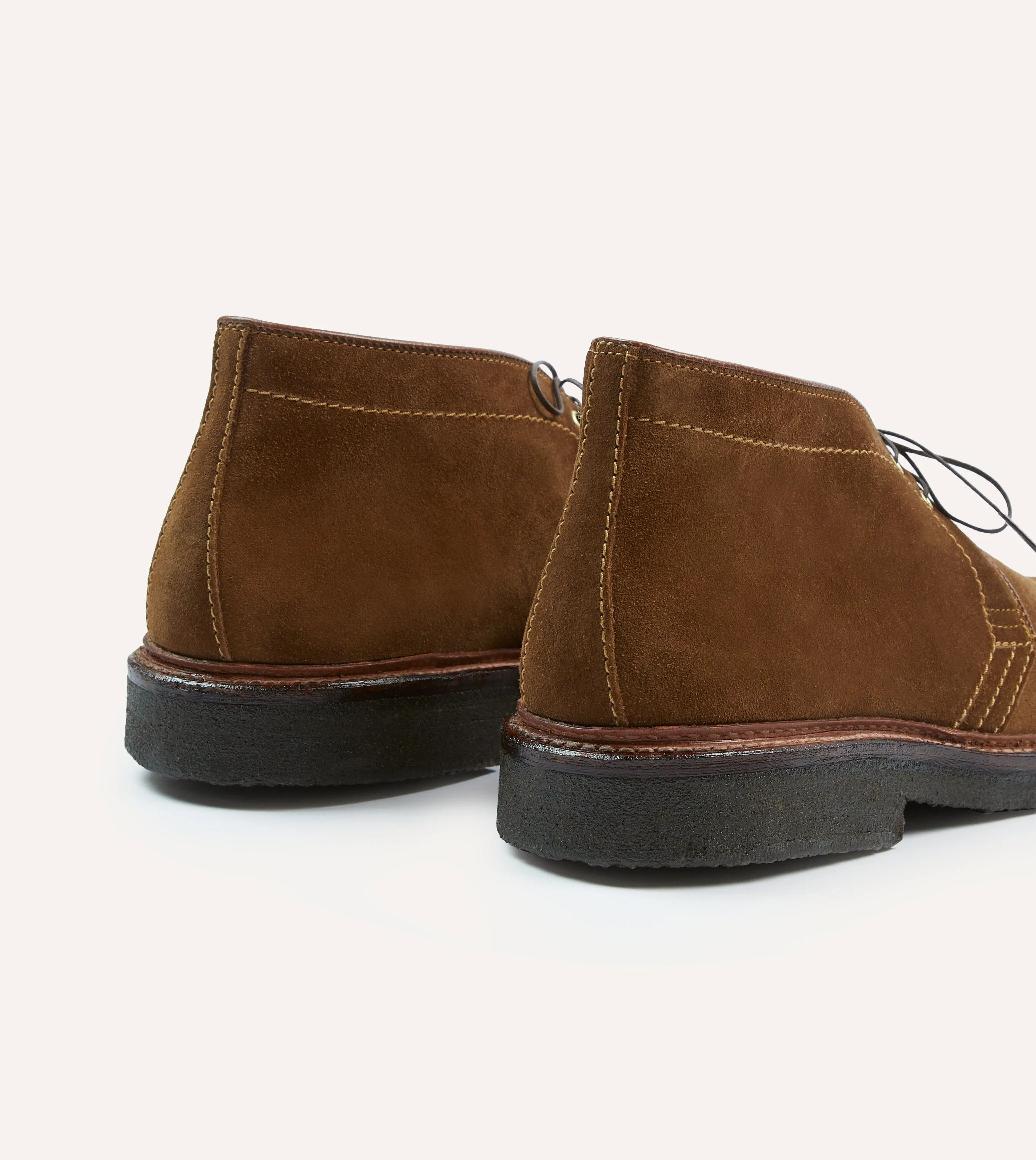 Alden for Drake's Tobacco Suede Chukka Boot with Double Crepe Sole sold by Drake's London product image thumbnail 5