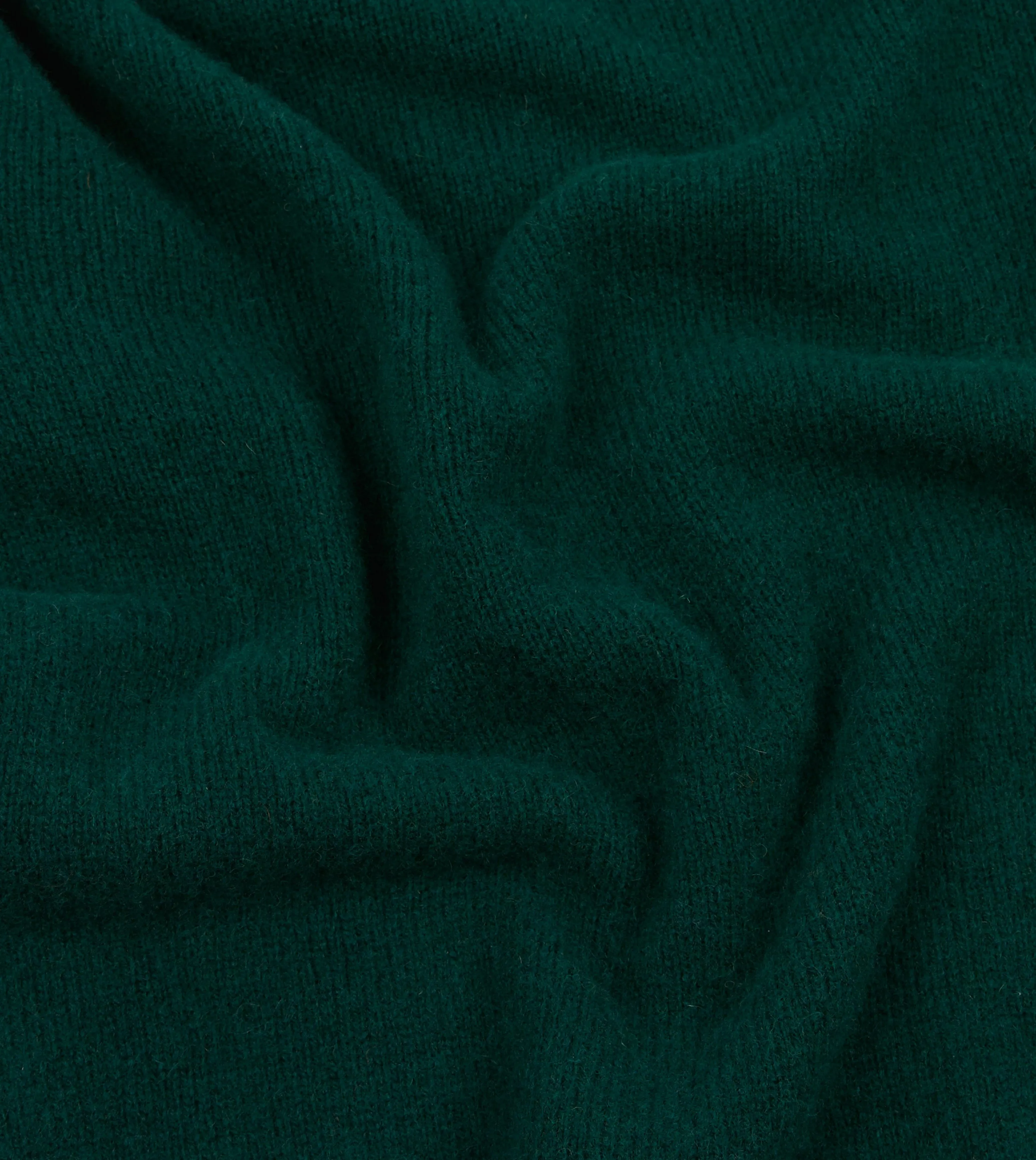 Green Brushed Shetland Mock Neck Jumper sold by Drake's London product image thumbnail 2