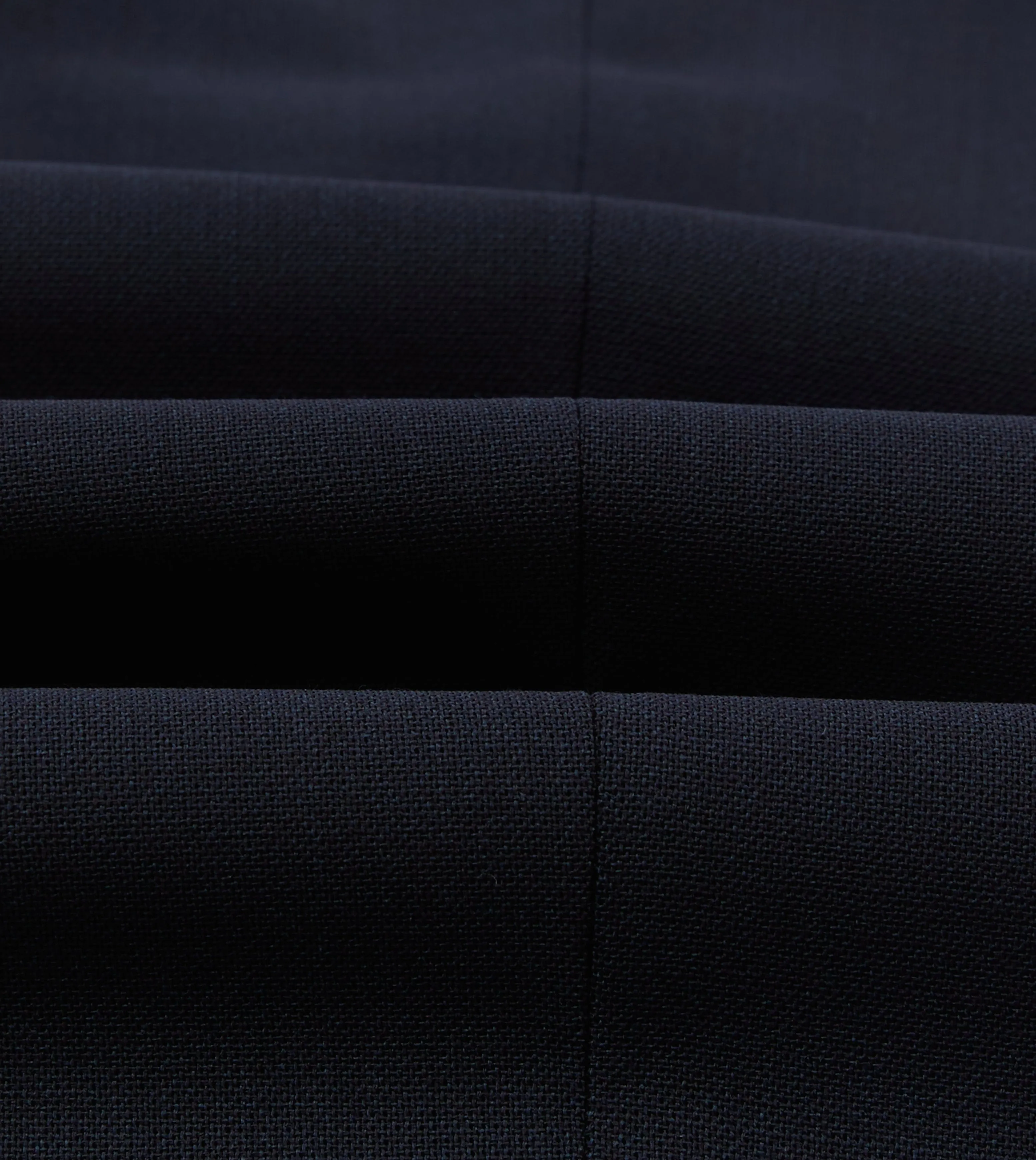 Navy Tropical Wool Single Pleat Trouser sold by Drake's London product image thumbnail 2