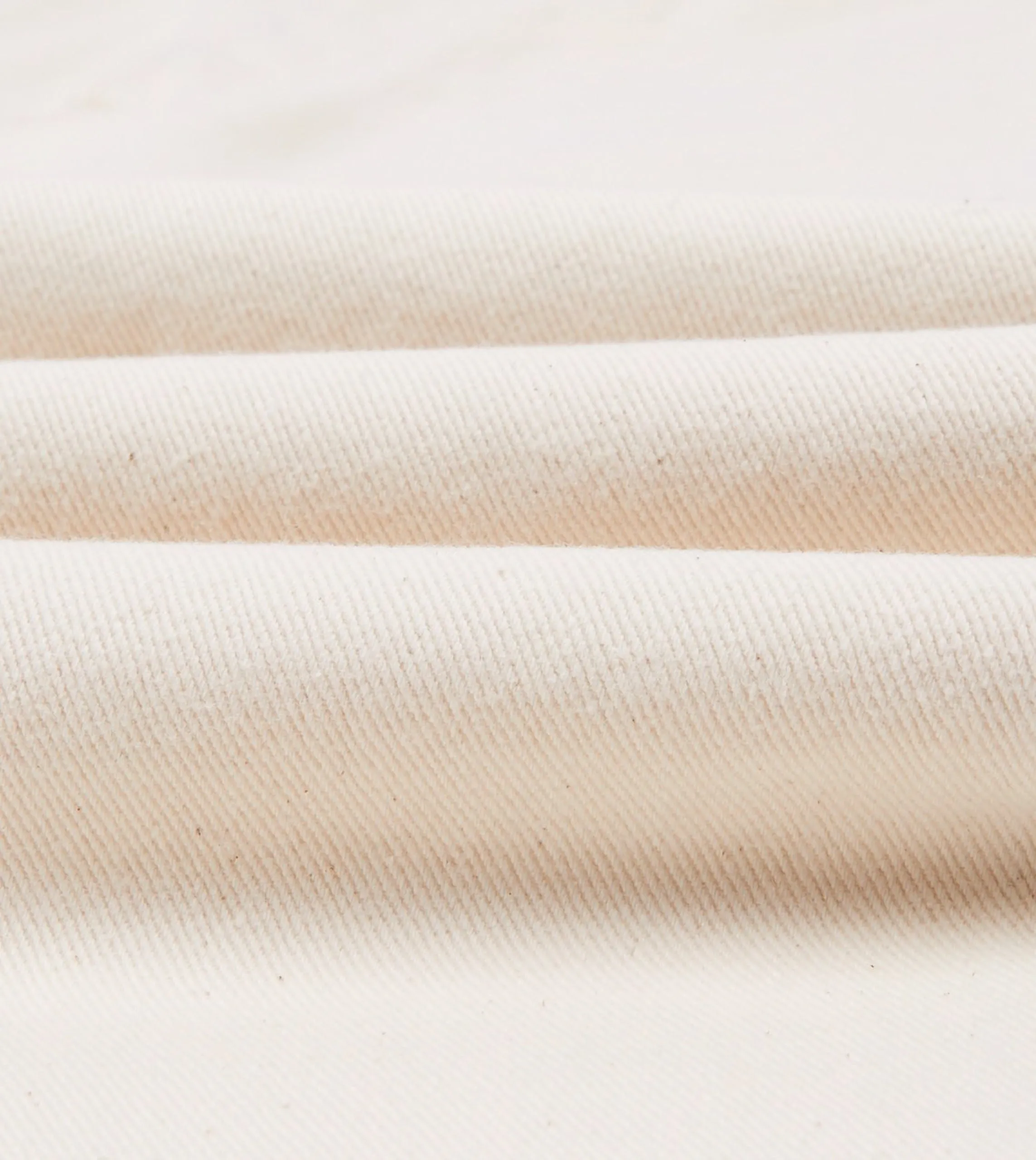 Ecru 12.7oz Selvedge Denim Contrast Stitch Five-Pocket Jeans sold by Drake's London product image thumbnail 2