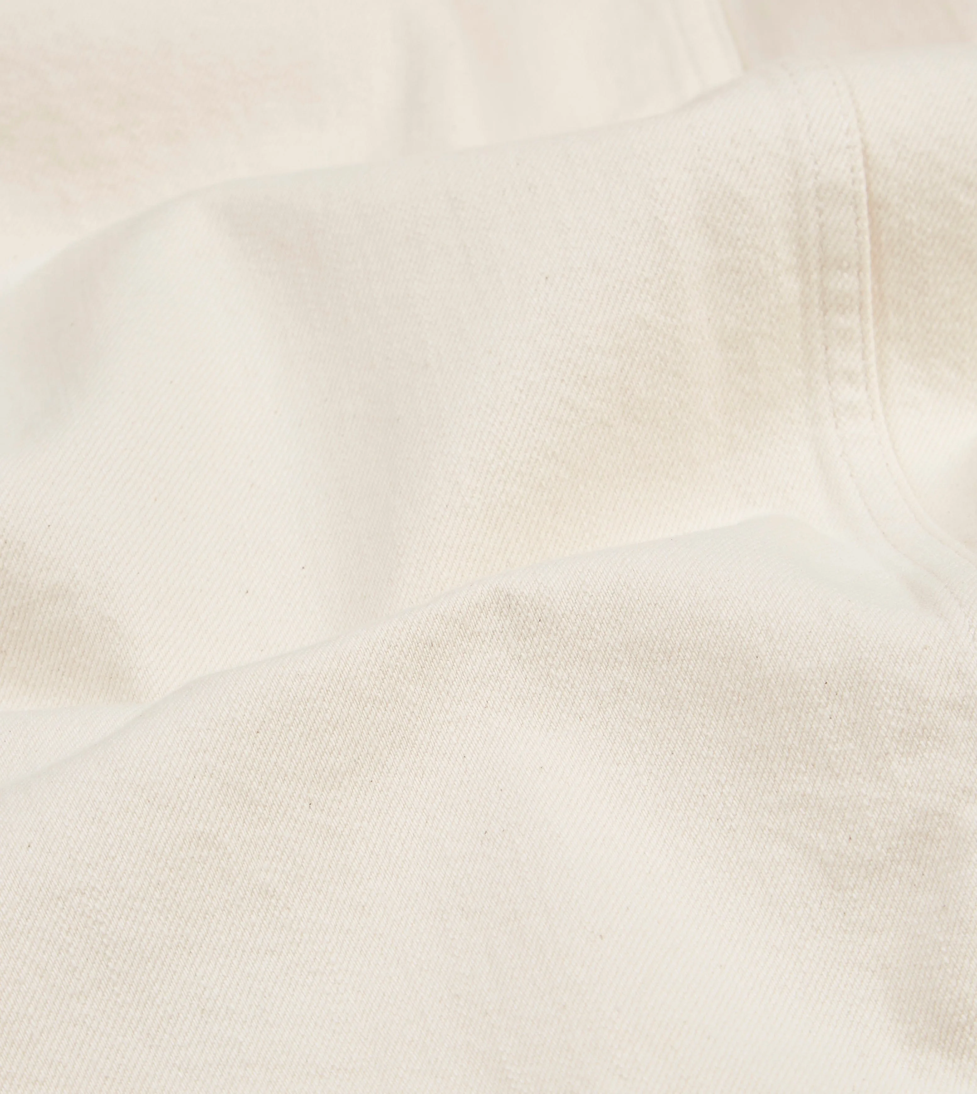 Ecru Selvedge Denim Five-Pocket Chore Jacket sold by Drake's London product image thumbnail 2