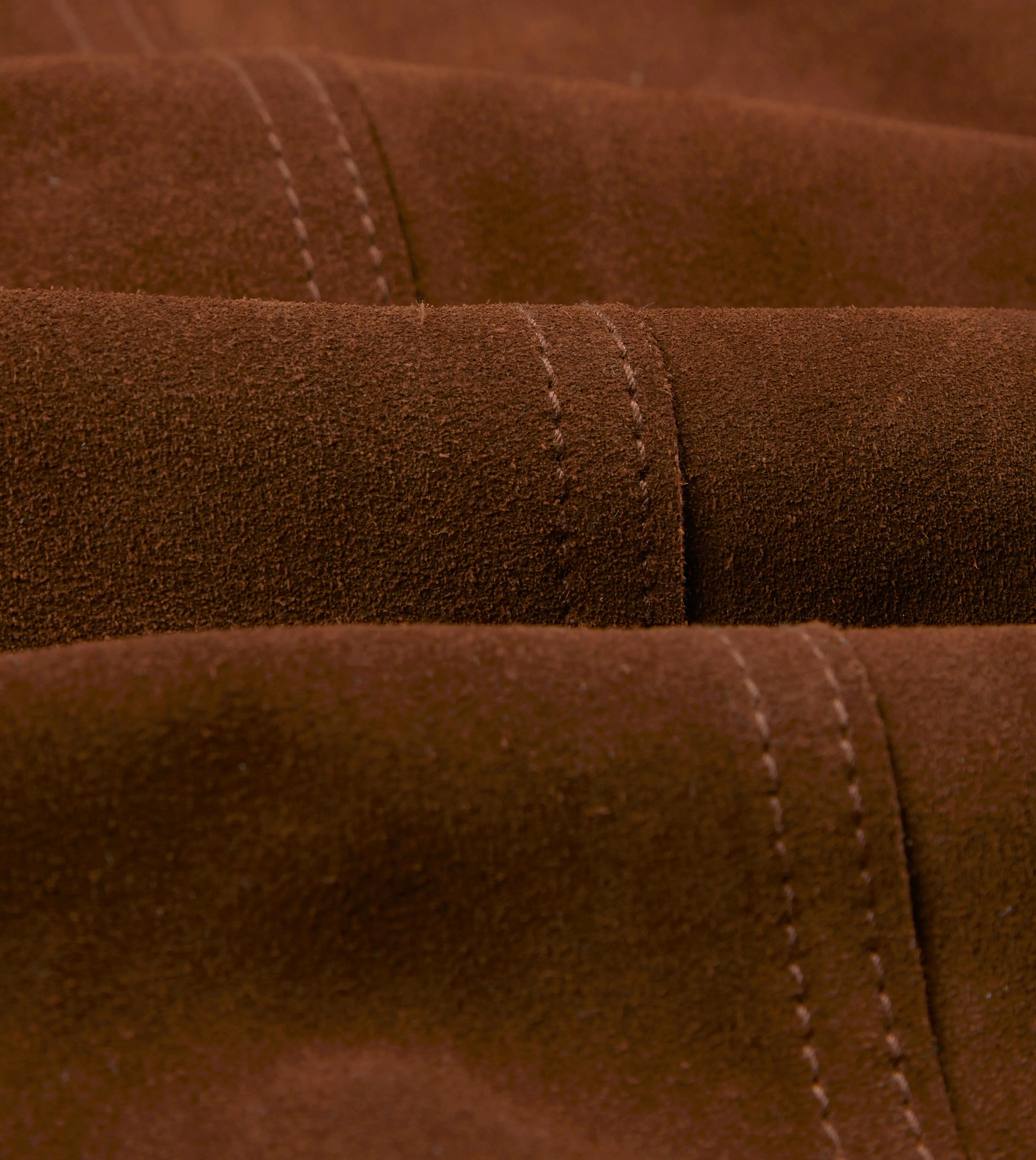 Brown Roughout Suede Overshirt sold by Drake's London product image thumbnail 2